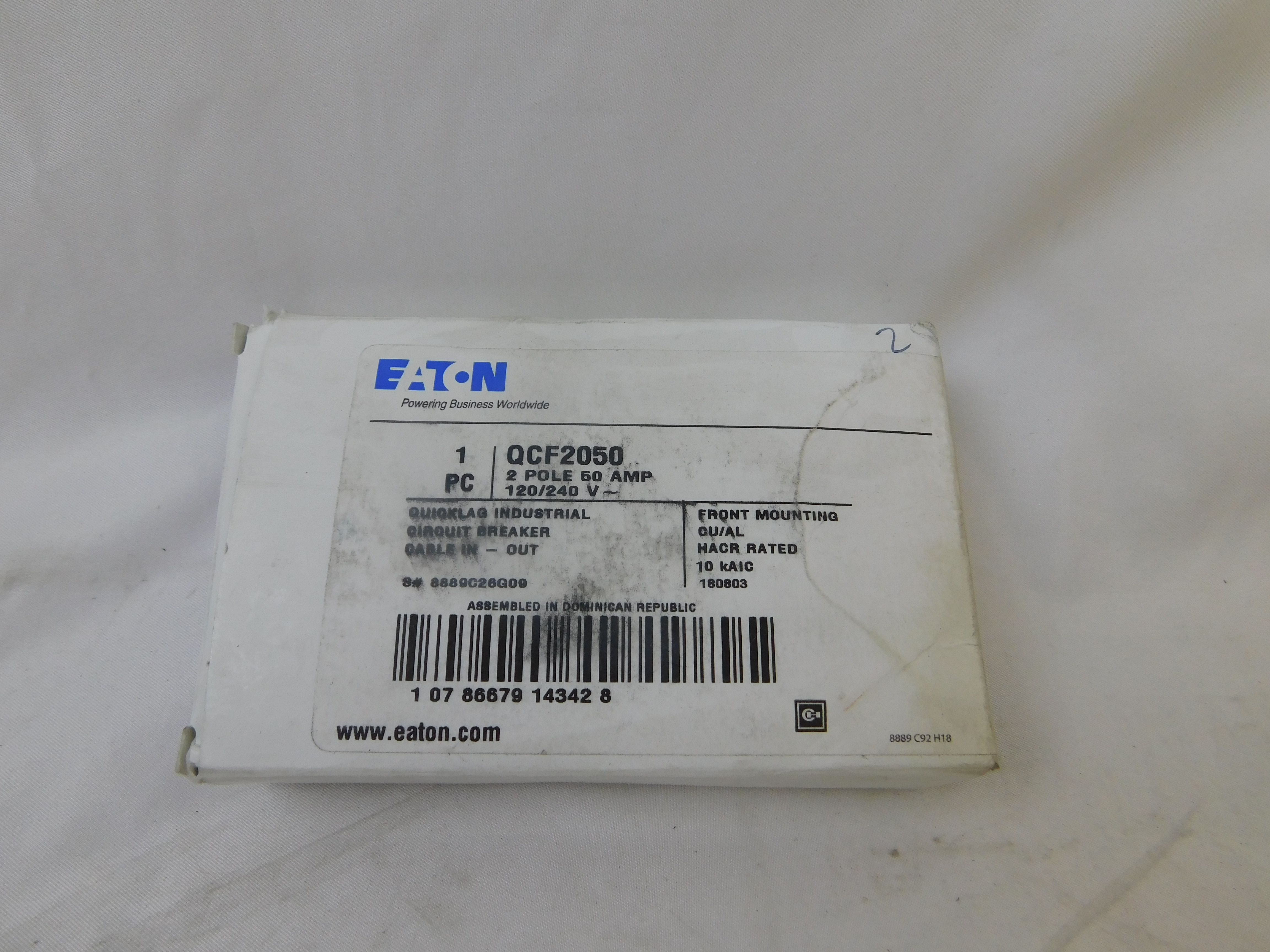 Eaton QCF2050 Circuit Breaker