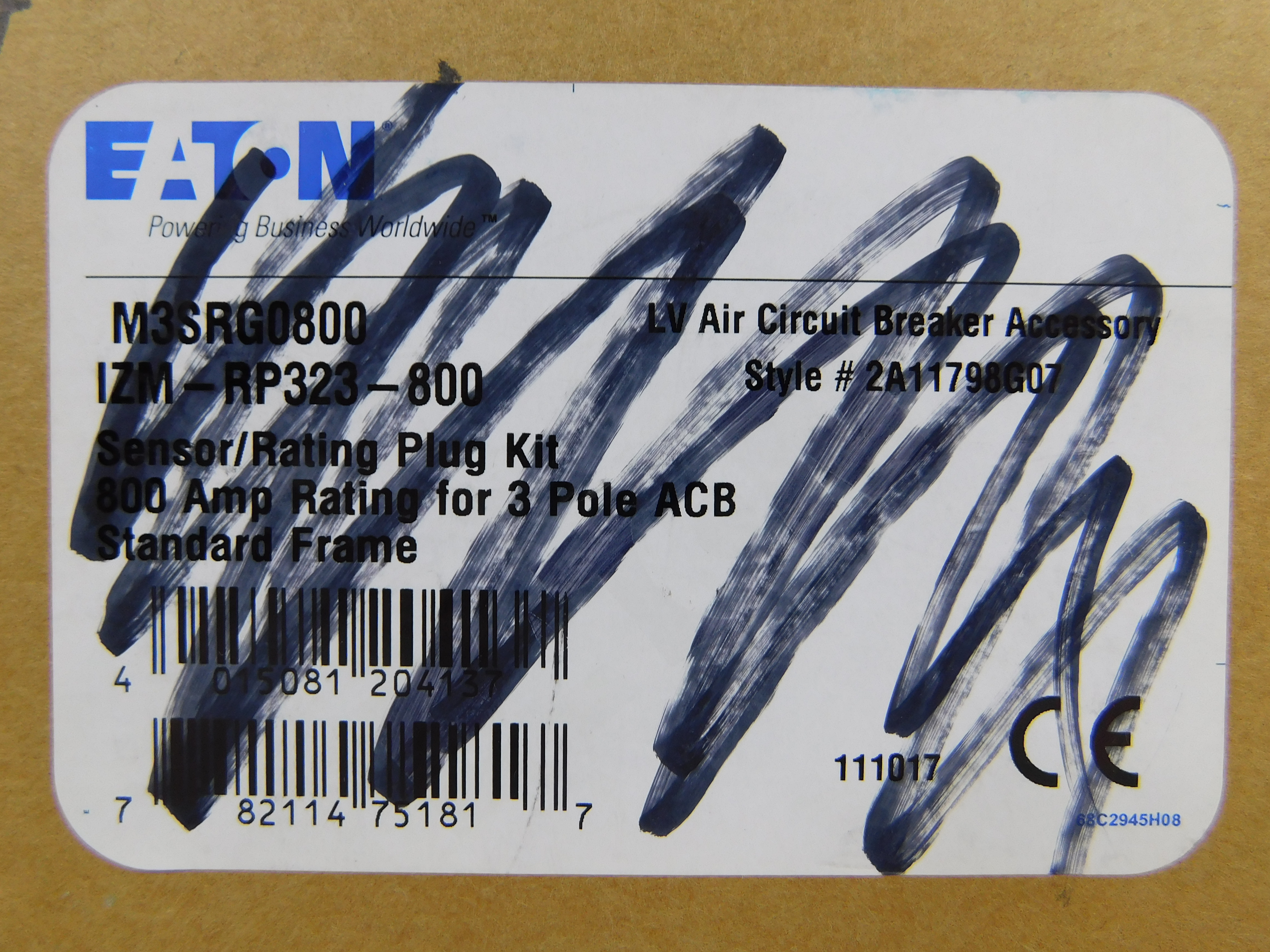 Eaton HKD3400F Molded Case Circuit Breaker Frame (Damaged, For Parts or Repair)