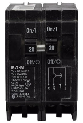 Eaton BWH2225 Meter Breaker