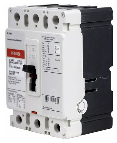Eaton HFD3015 Non-Interchangeable Trip Circuit Breaker (Repackaged)