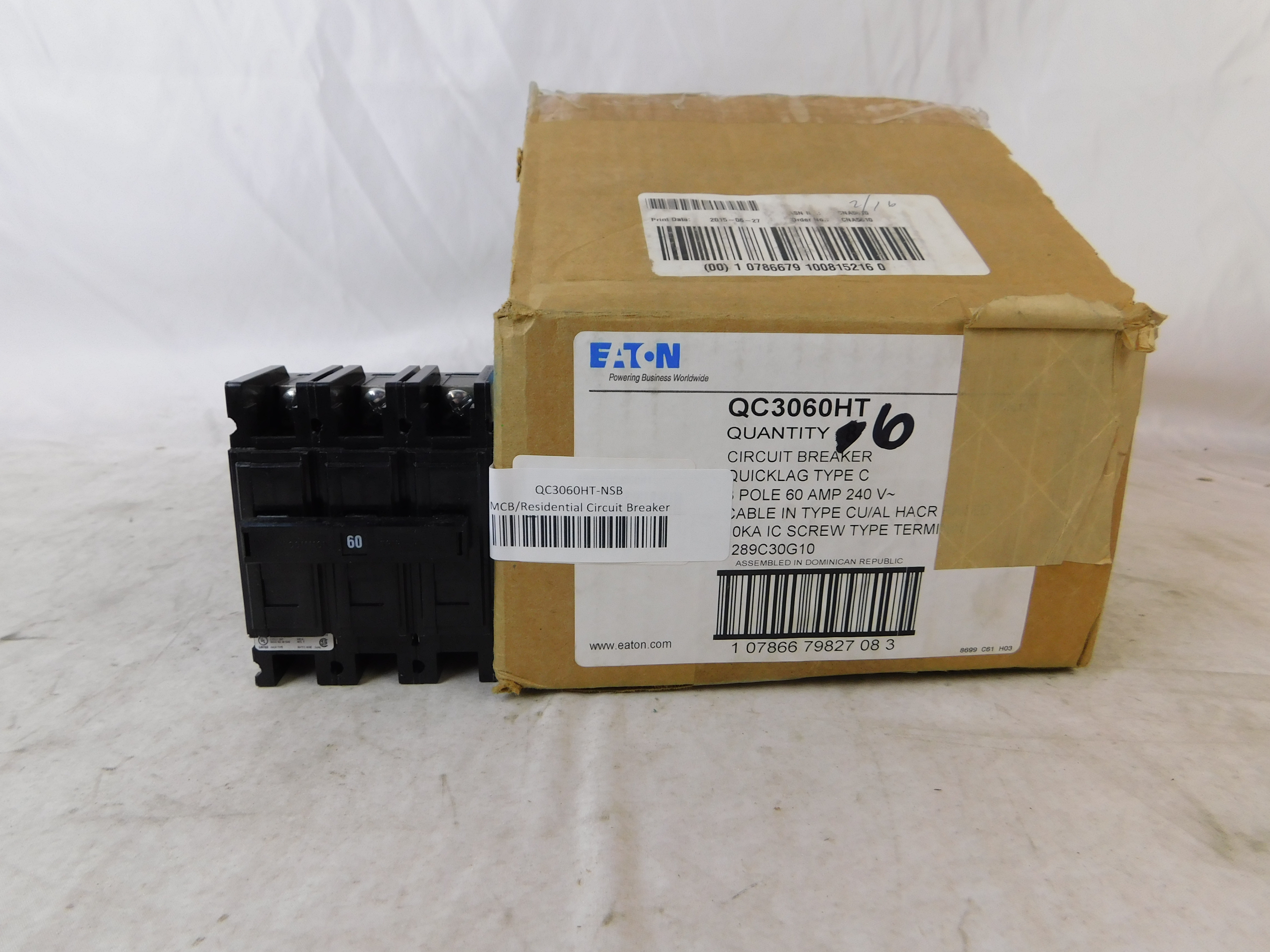 Eaton QC3060HT Miniature Circuit Breakers MCBs