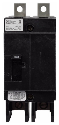 Eaton GHB2100 Non-Interchangeable Trip Circuit Breaker