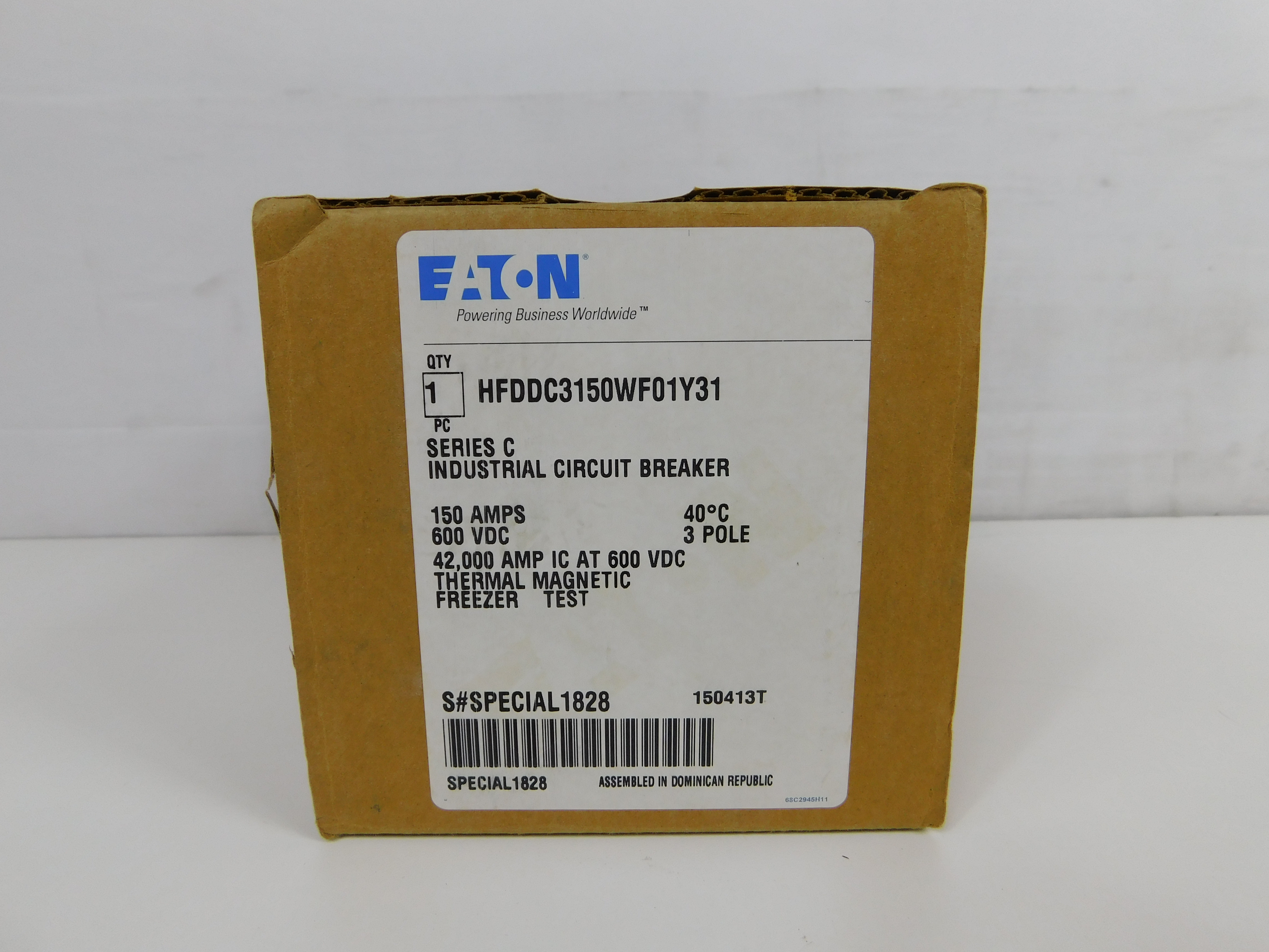 Eaton HFDDC3150WF01Y31 Molded Case Breakers MCCBs