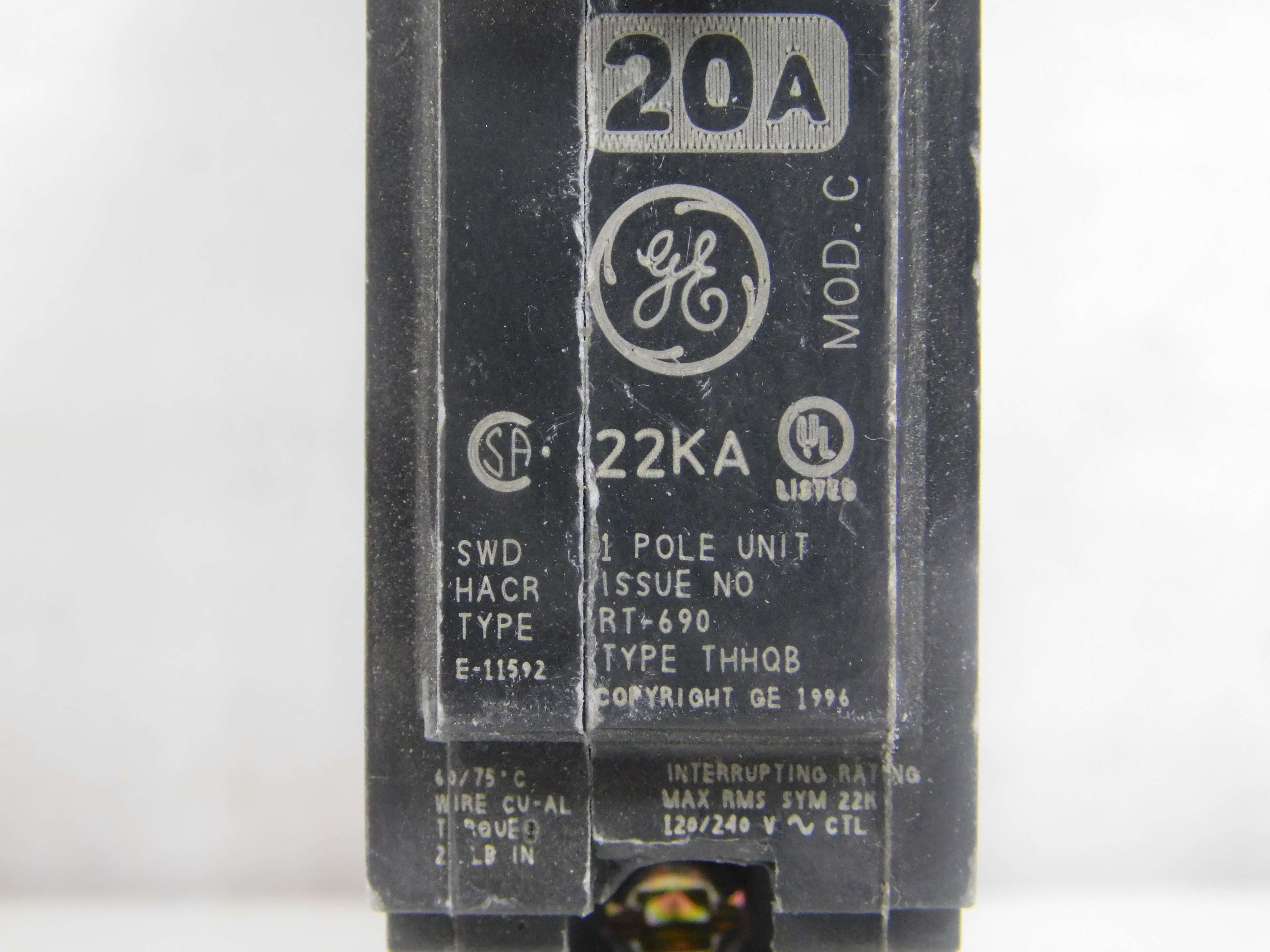 ABB GE Industrial Solutions THHQB1120 Circuit Breaker
