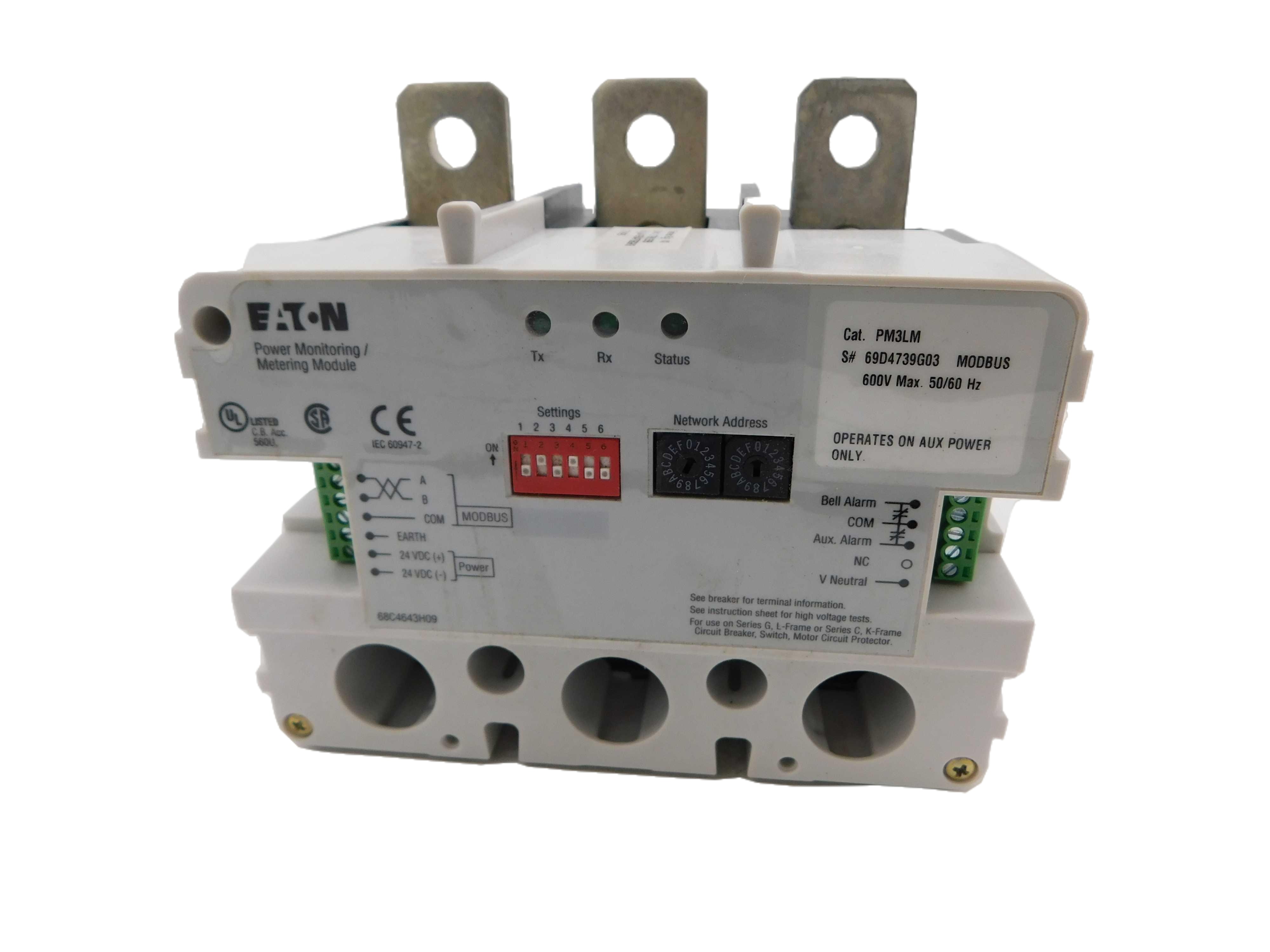 Eaton PM3LM Molded Case Circuit Breaker Power Monitoring and Communication Module (Repackaged)