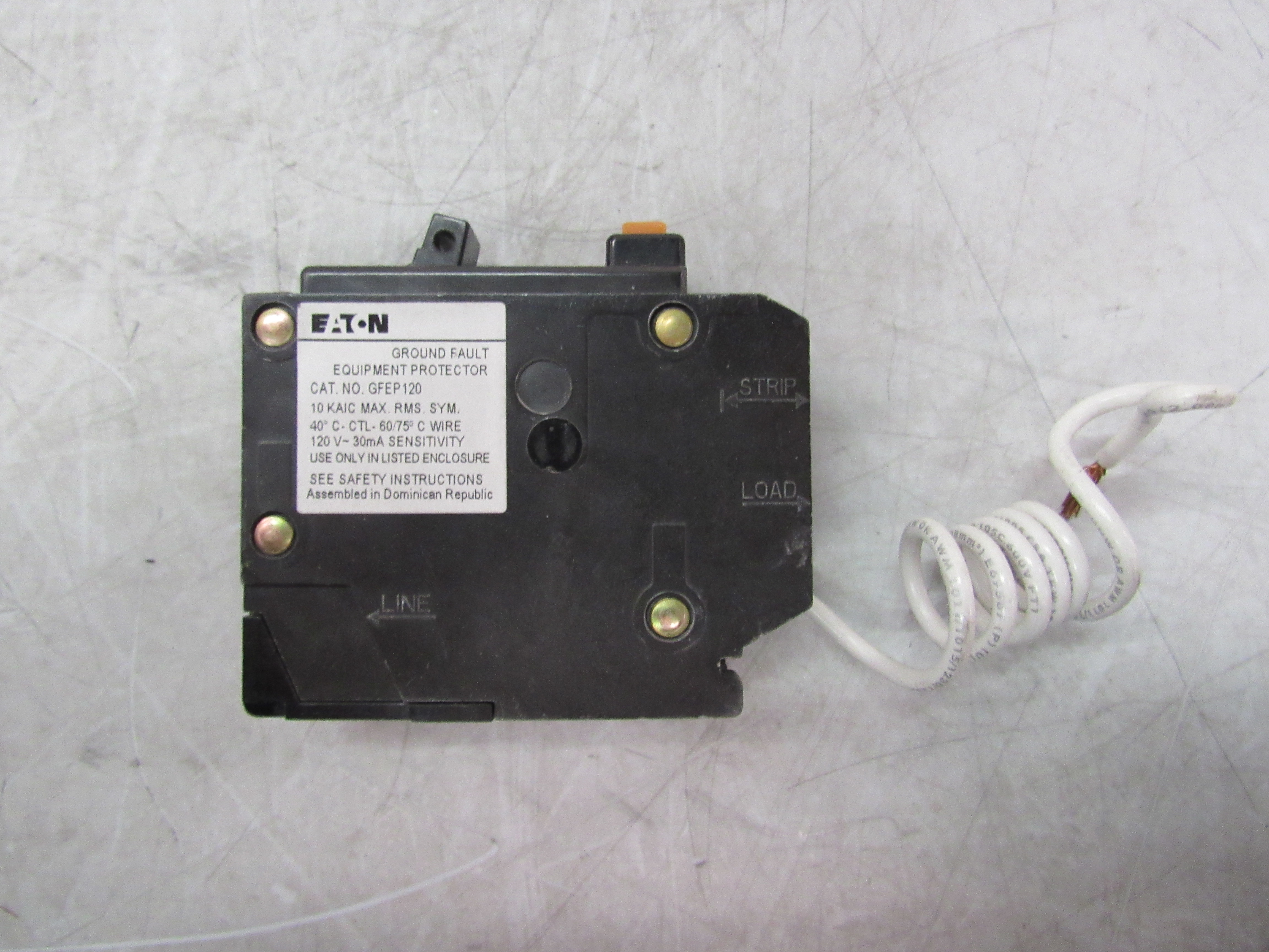 Eaton GFEP120 Ground Fault Circuit Breaker (Repackaged)