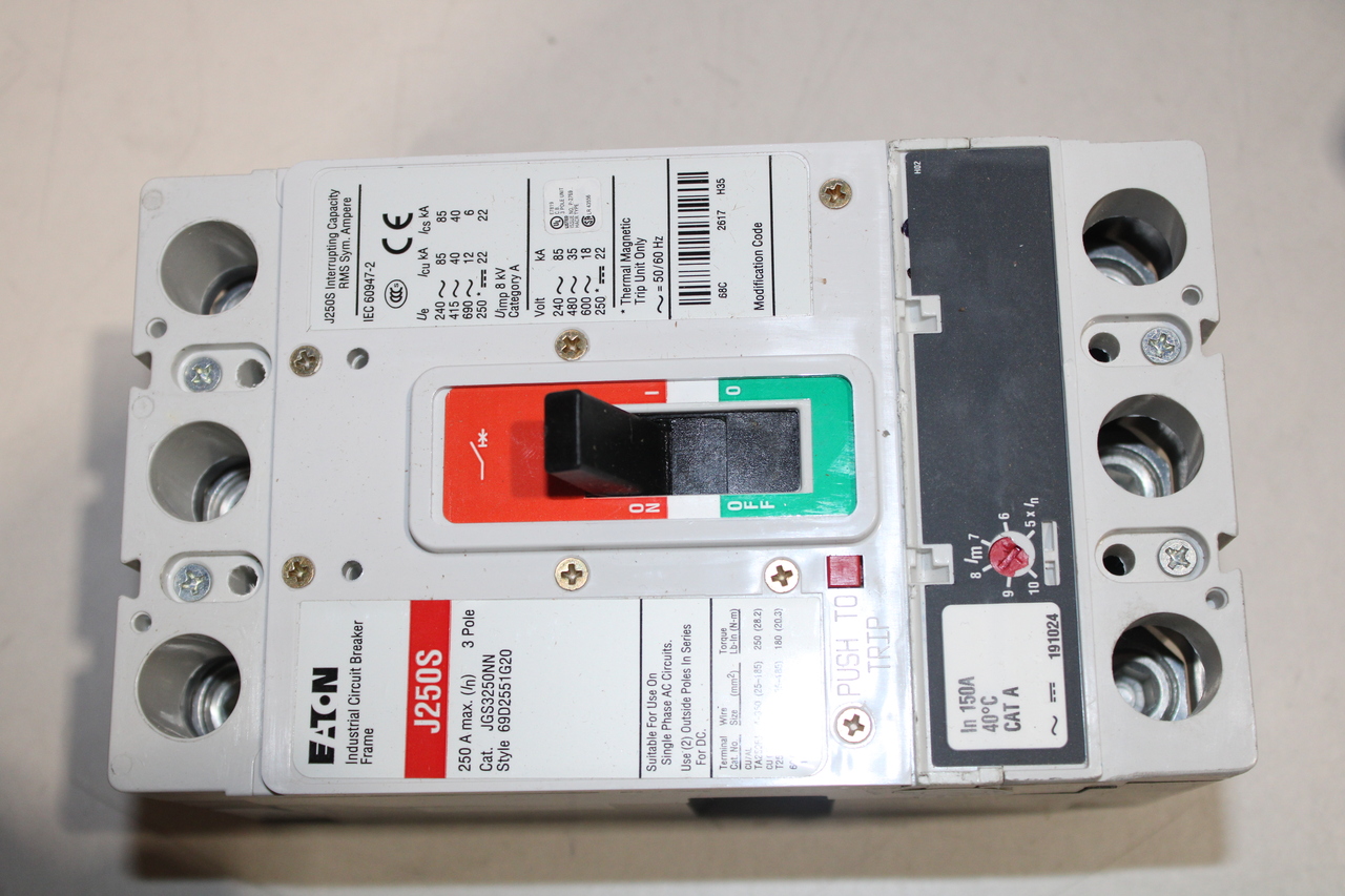 Eaton JGS3150FAG Molded Case Circuit Breaker