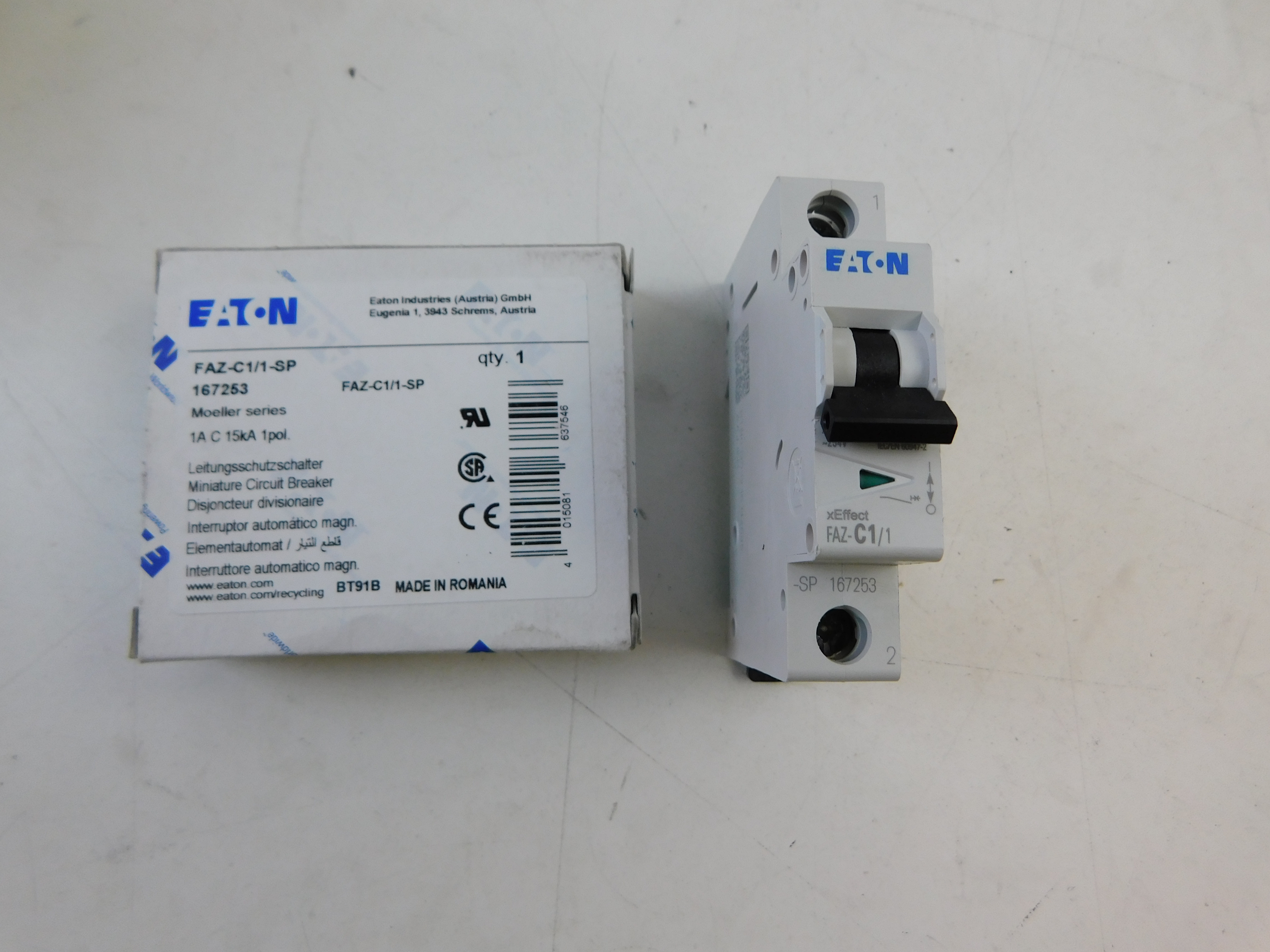 Eaton FAZ-C1/1-SP Supplementary Protector
