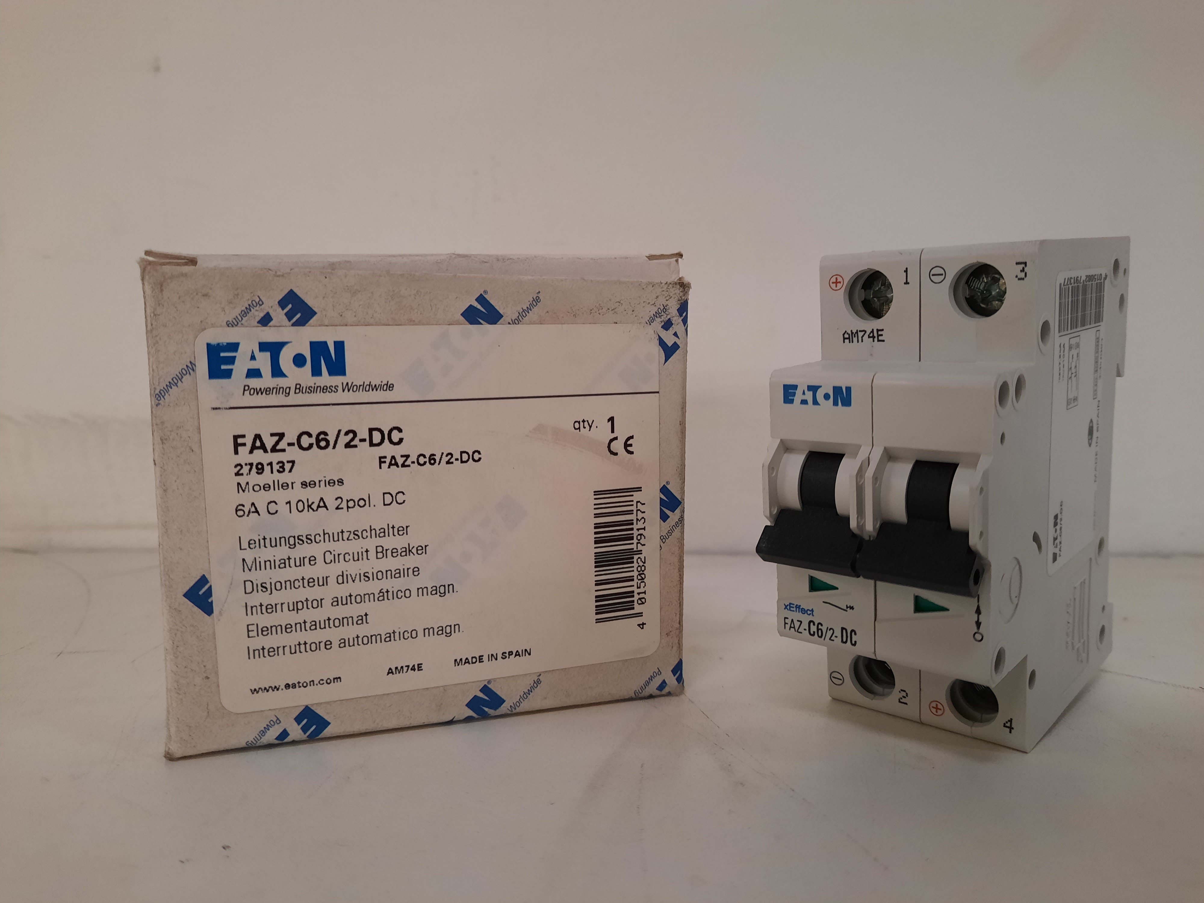 Eaton FAZ-C6/2-DC Miniature Circuit Breaker