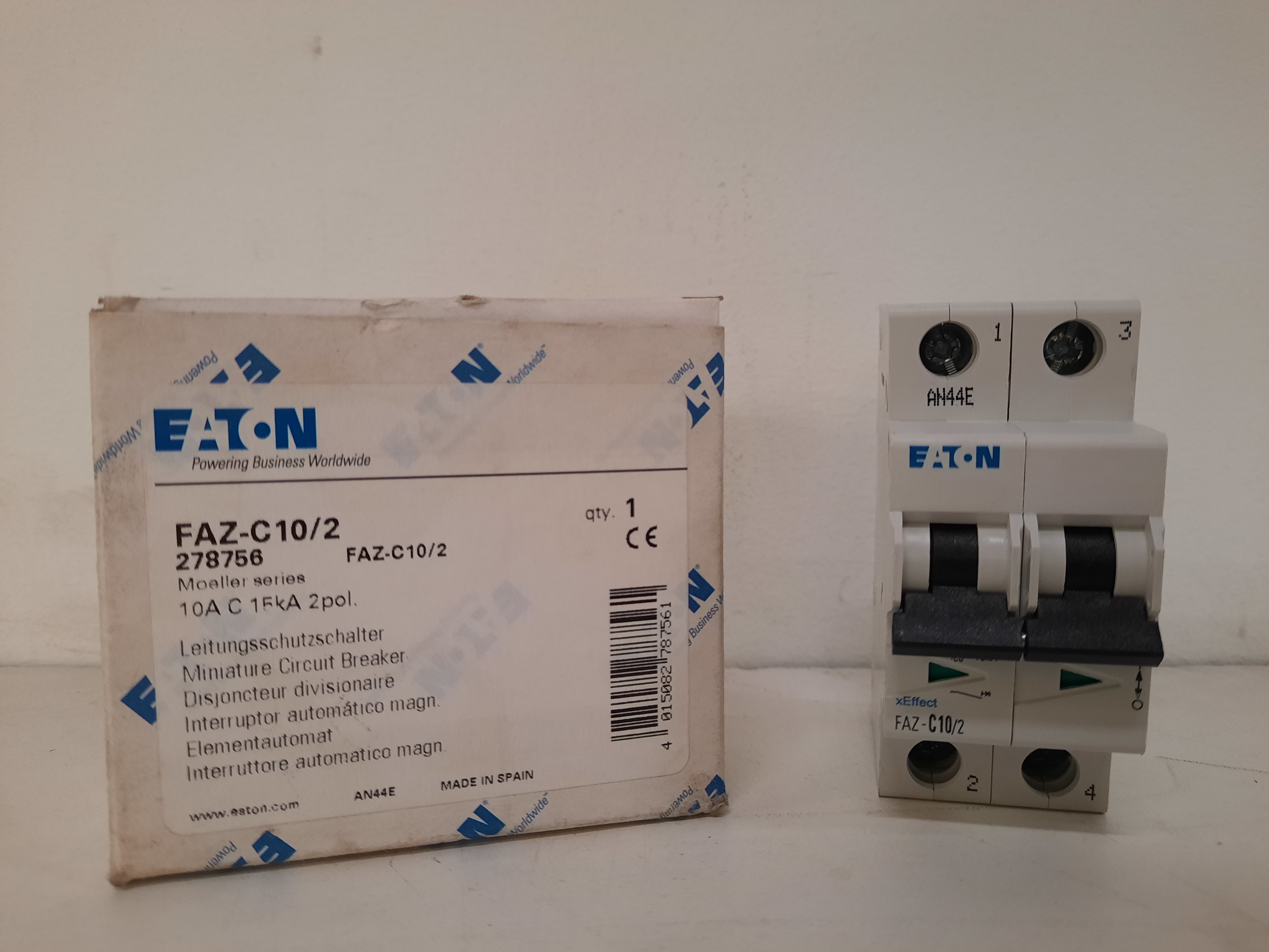 Eaton FAZ-C10/2 Miniature Circuit Breaker