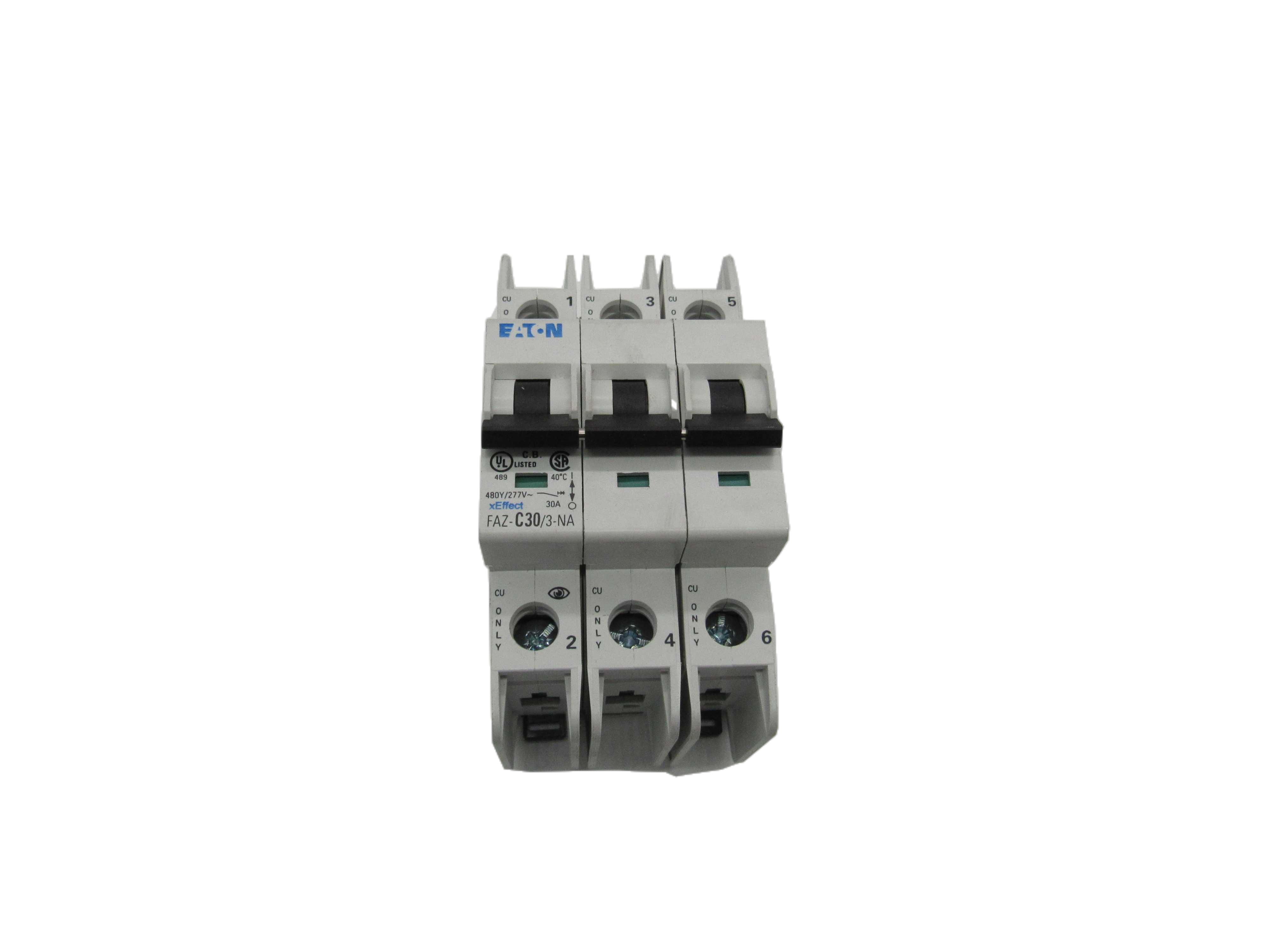 Eaton FAZ-C30/3-NA Miniature Circuit Breaker (Repackaged)