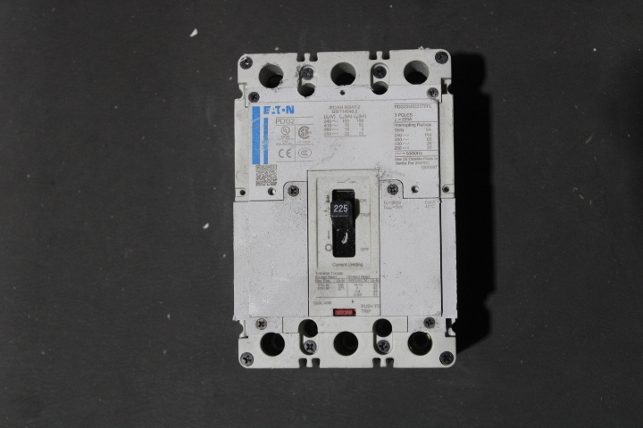 Eaton PDG23M0225TFFL Molded Case Breakers (MCCBs) (Damaged, For Parts or Repair)