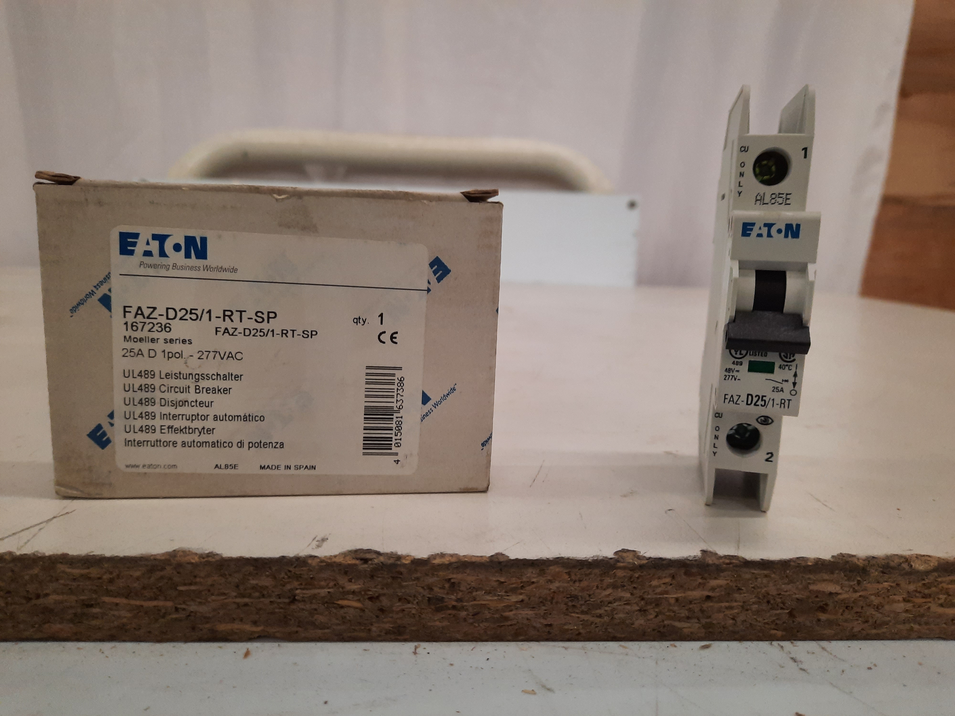 Eaton FAZ-D25/1-RT-SP Miniature Circuit Breaker