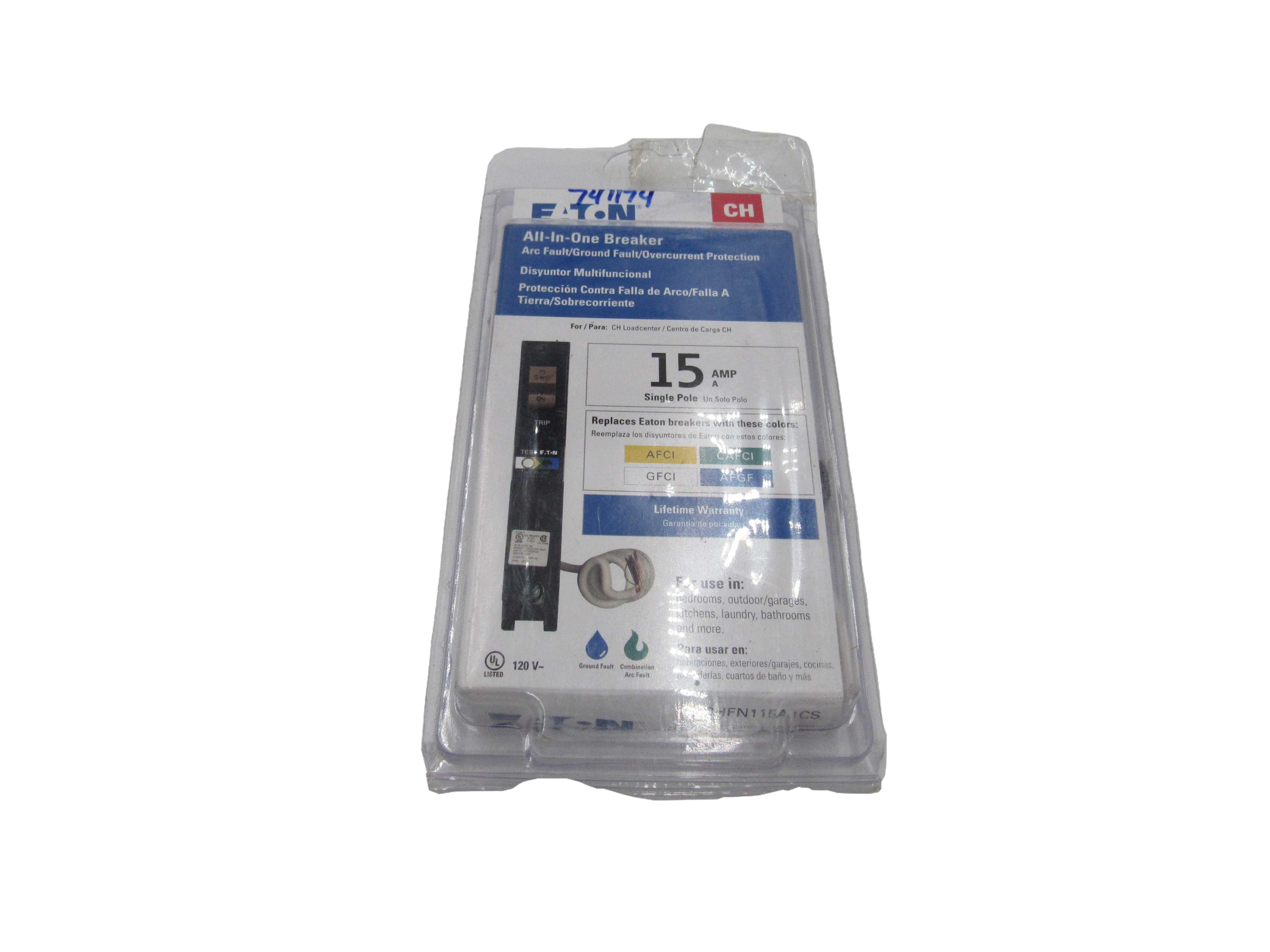 Eaton CHFN115A1CS Arc/Ground Fault Circuit Breaker