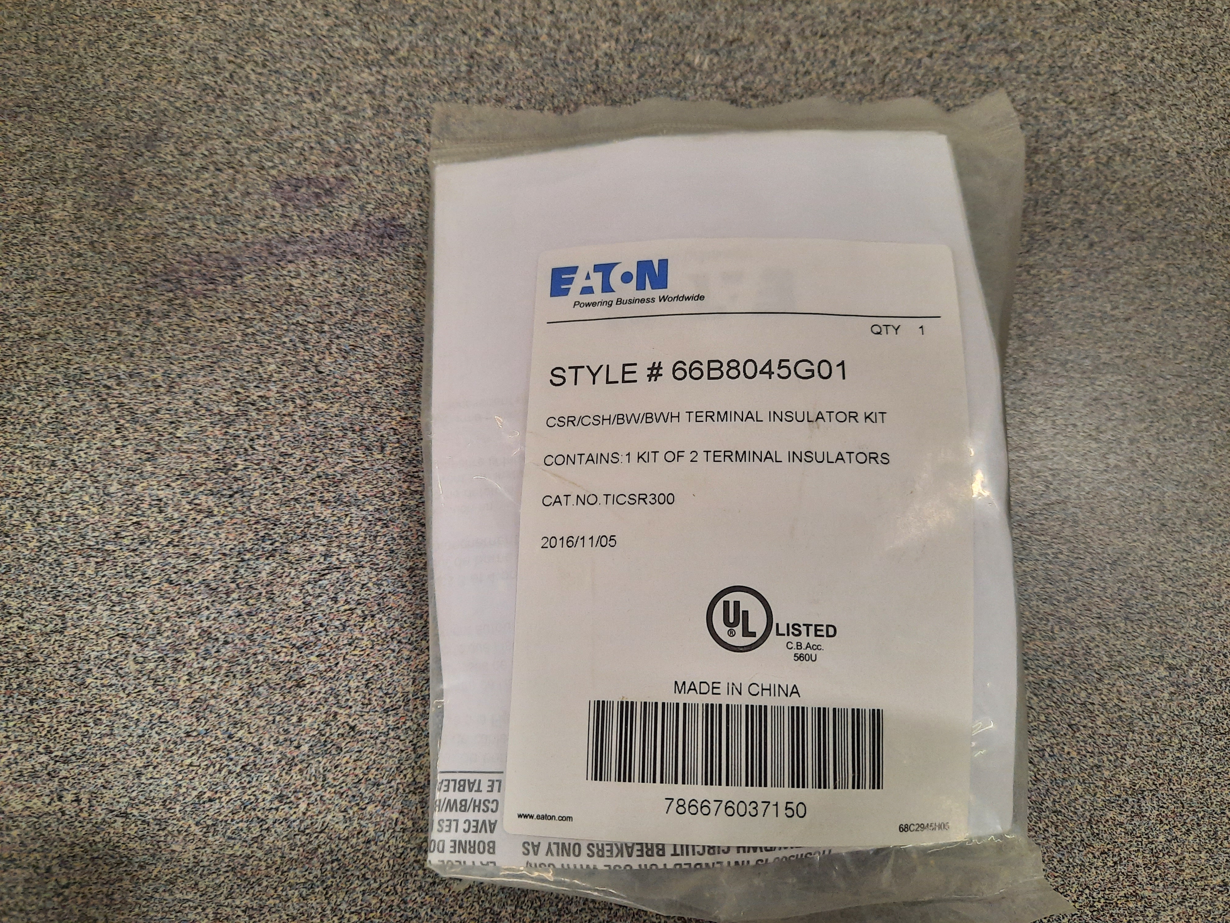 Eaton TICSR300 Circuit Breaker Terminal Insulator Kit