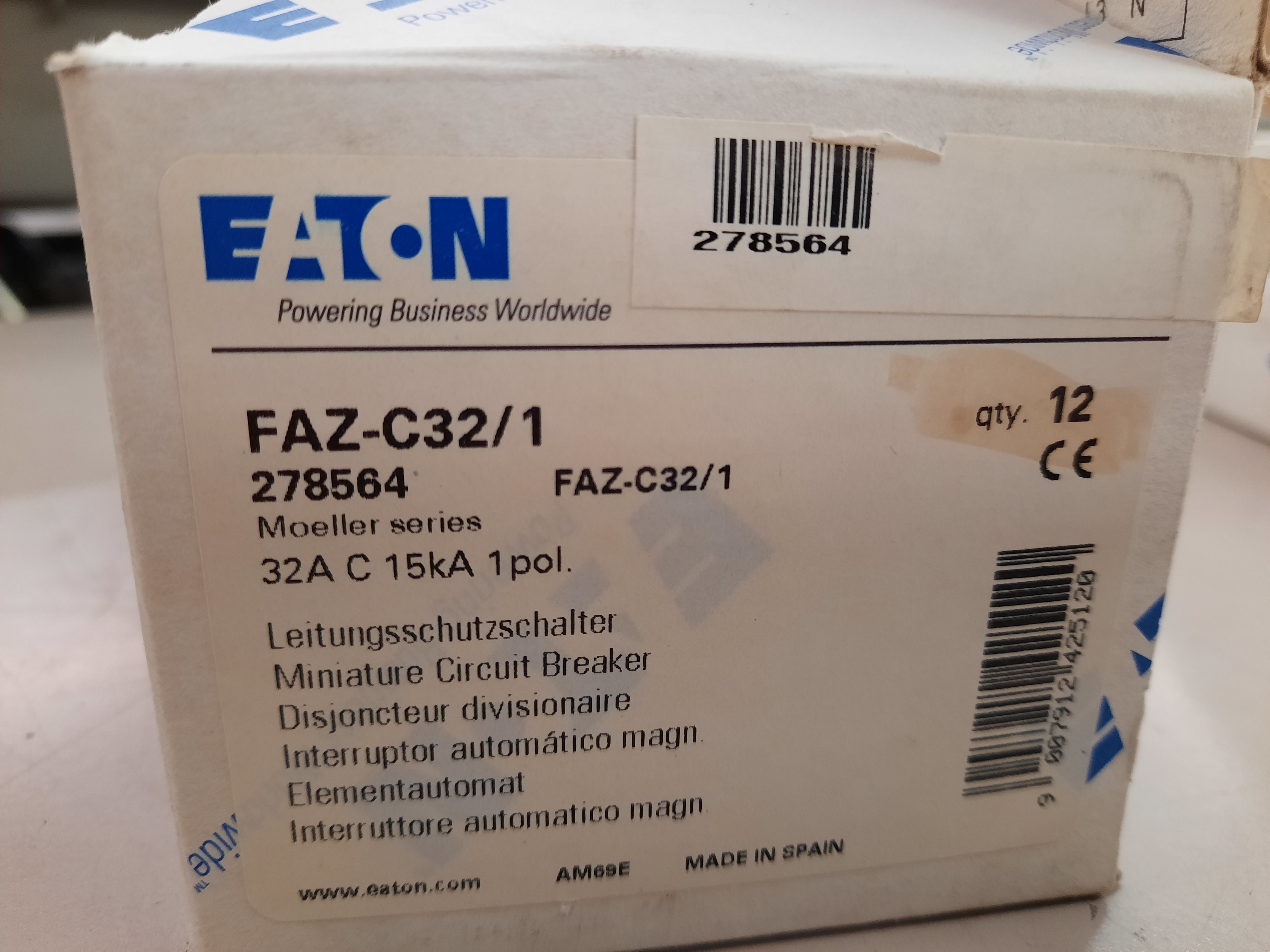 Eaton FAZ-C32/1 Supplementary Protector