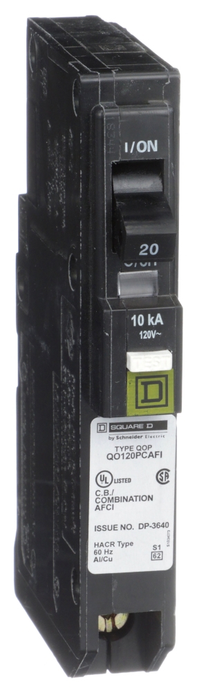 Schneider Electric QO120PCAFIC Miniature Circuit Breakers MCBs