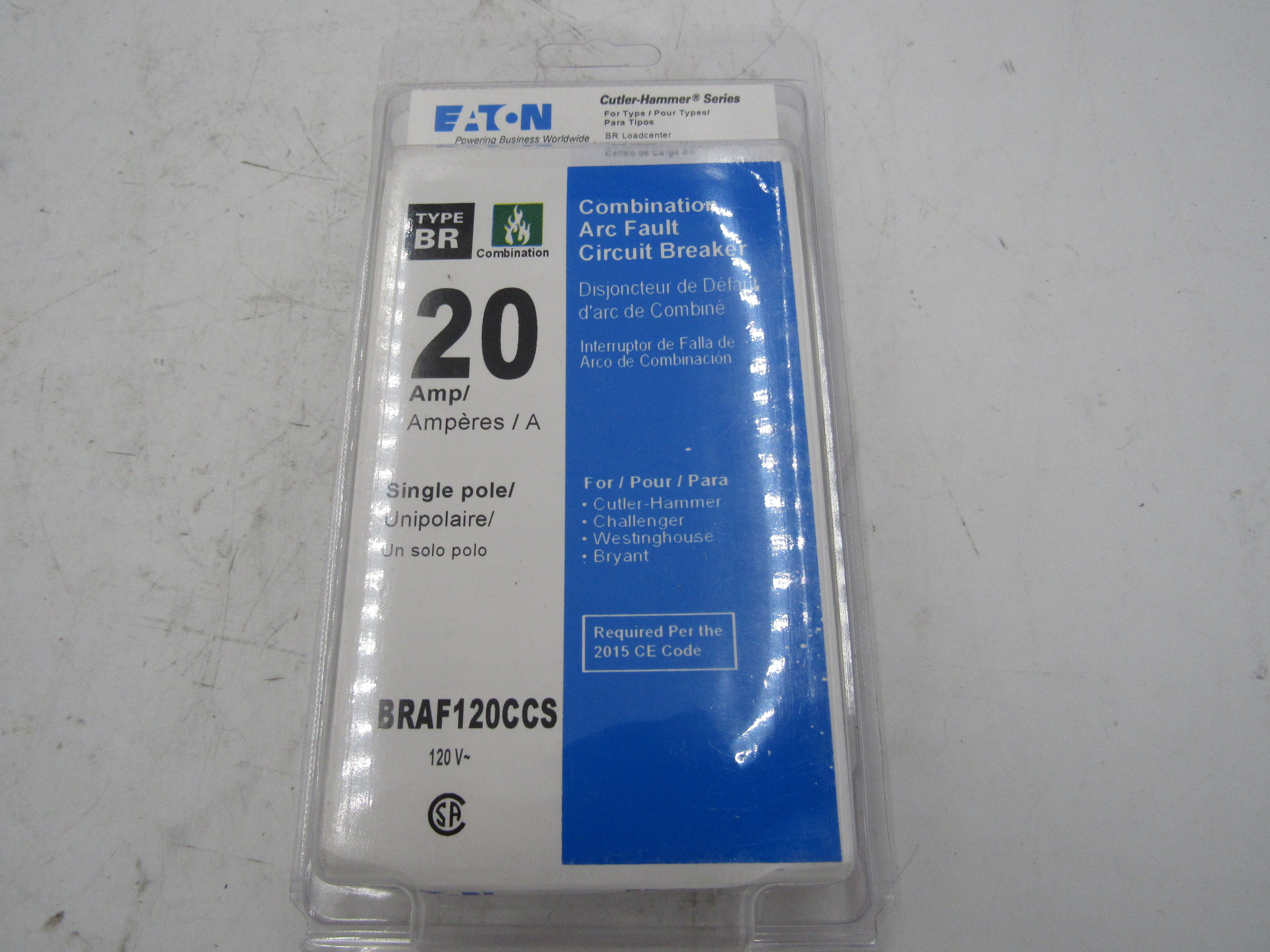 Eaton BRAF120CCS Miniature Circuit Breakers MCBs