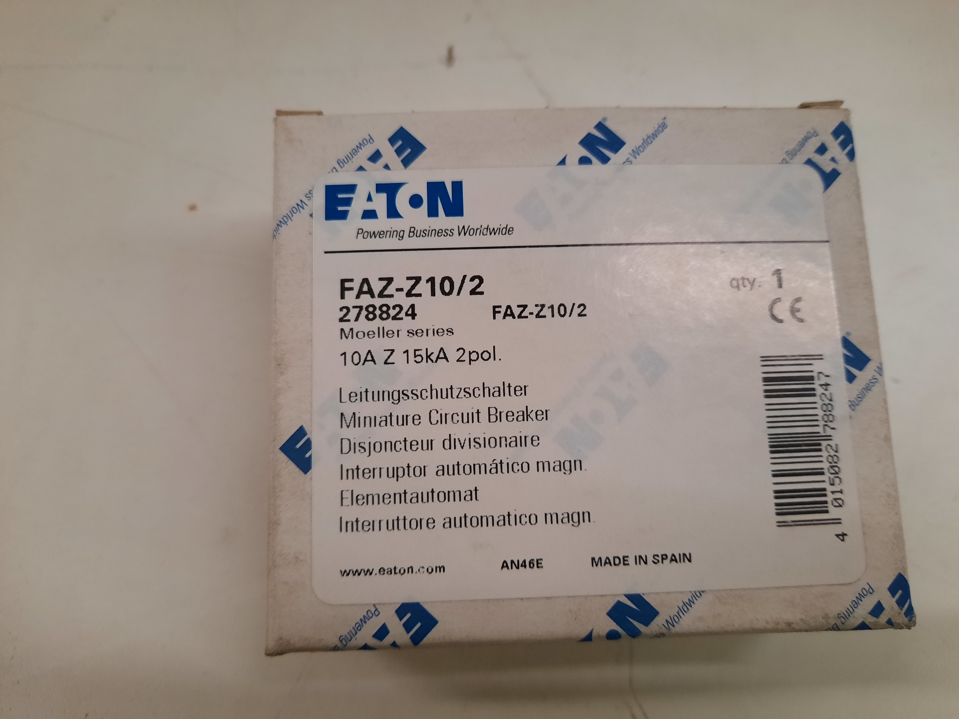 Eaton FAZ-Z10/2 Supplementary Protector