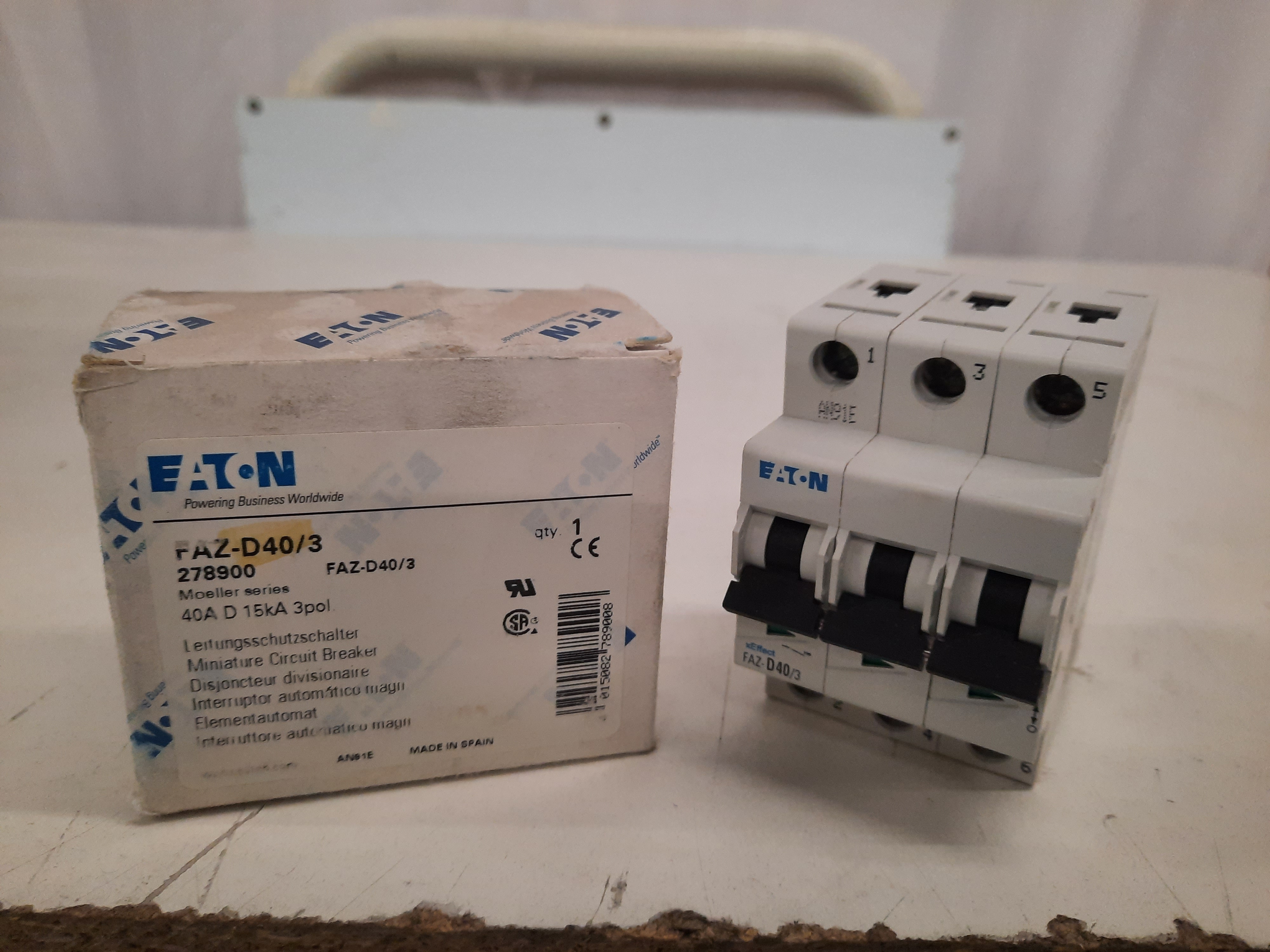 Eaton FAZ-D40/3 Miniature Circuit Breaker