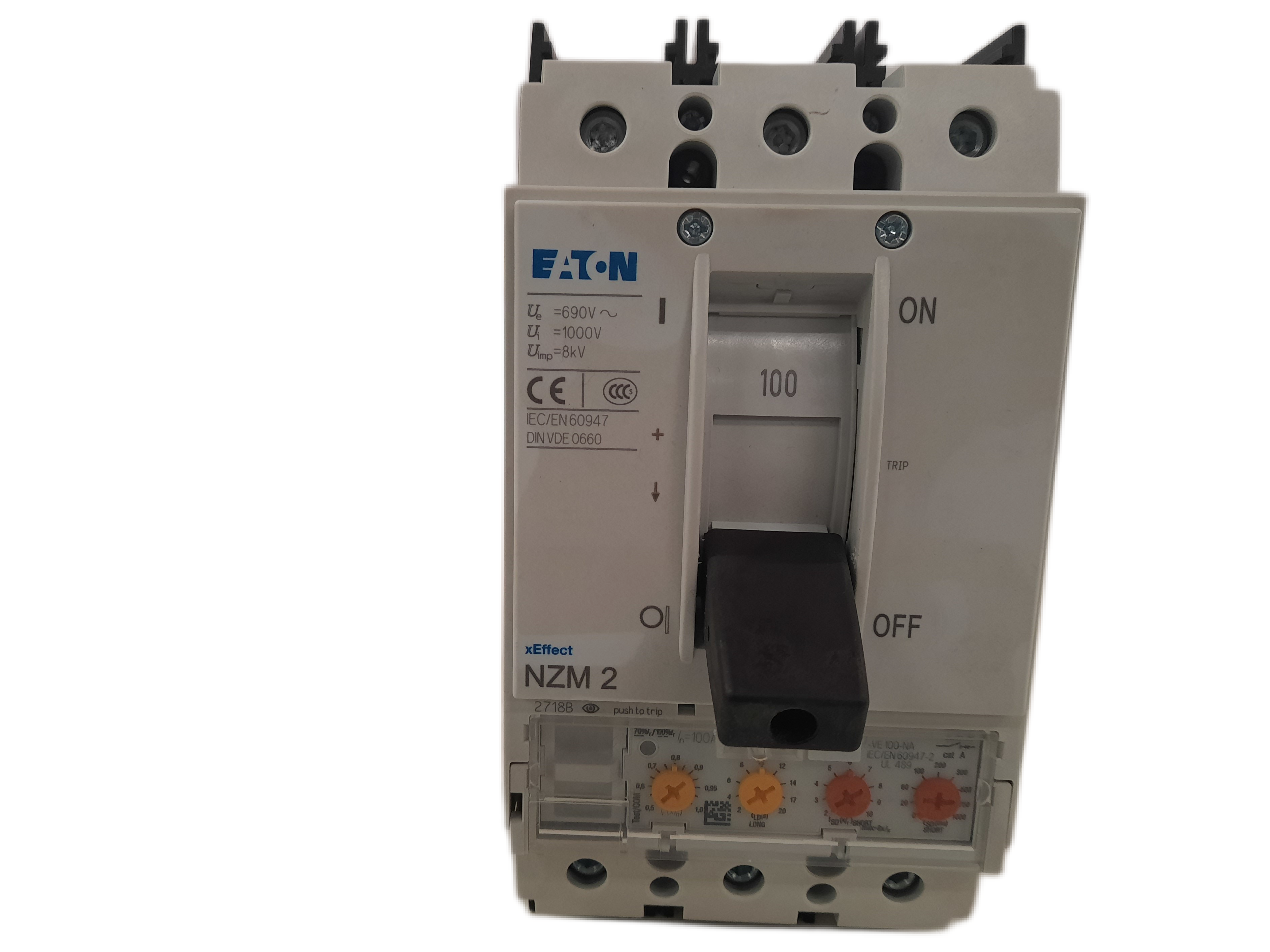 Moeller NZMN2-VE100-BT-NA Molded Case Circuit Breaker