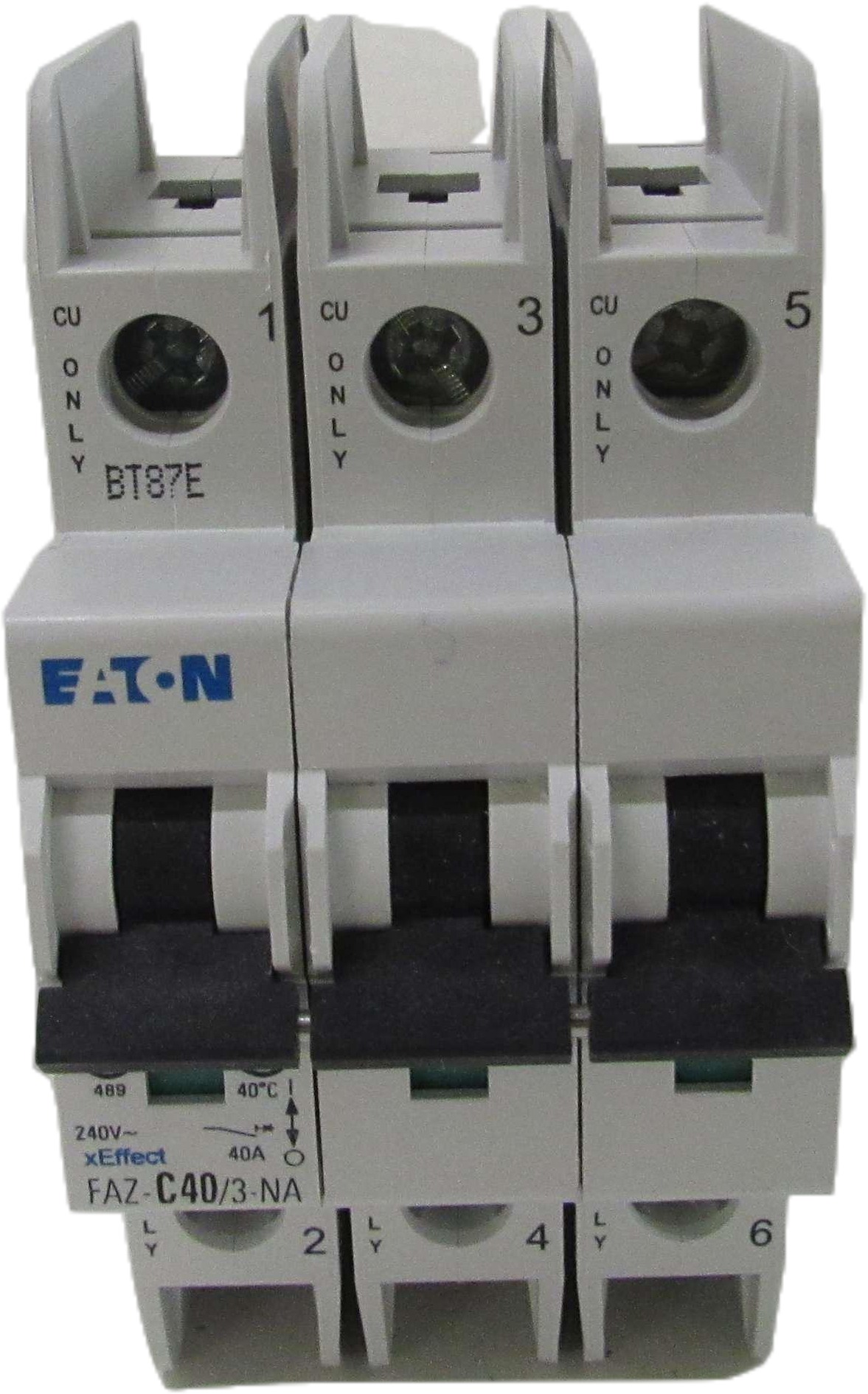 Eaton FAZ-C40/3-NA Miniature Circuit Breaker (Repackaged)