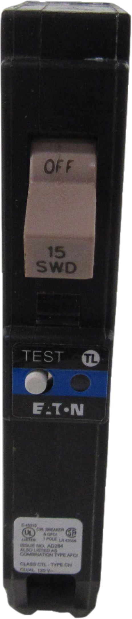 Eaton CHFN115DF Arc/Ground Fault Circuit Breaker (Used)