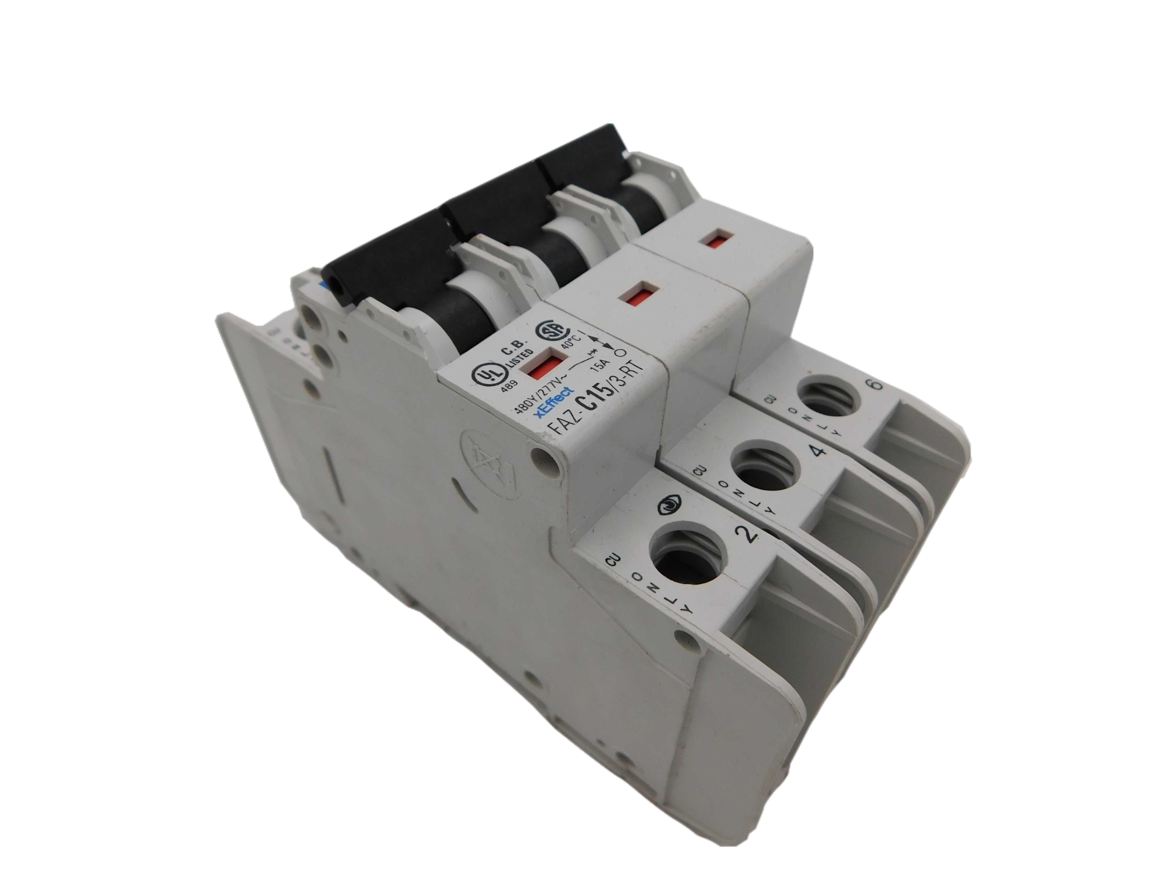 Eaton FAZ-C15/3-RT Miniature Circuit Breaker (Repackaged)
