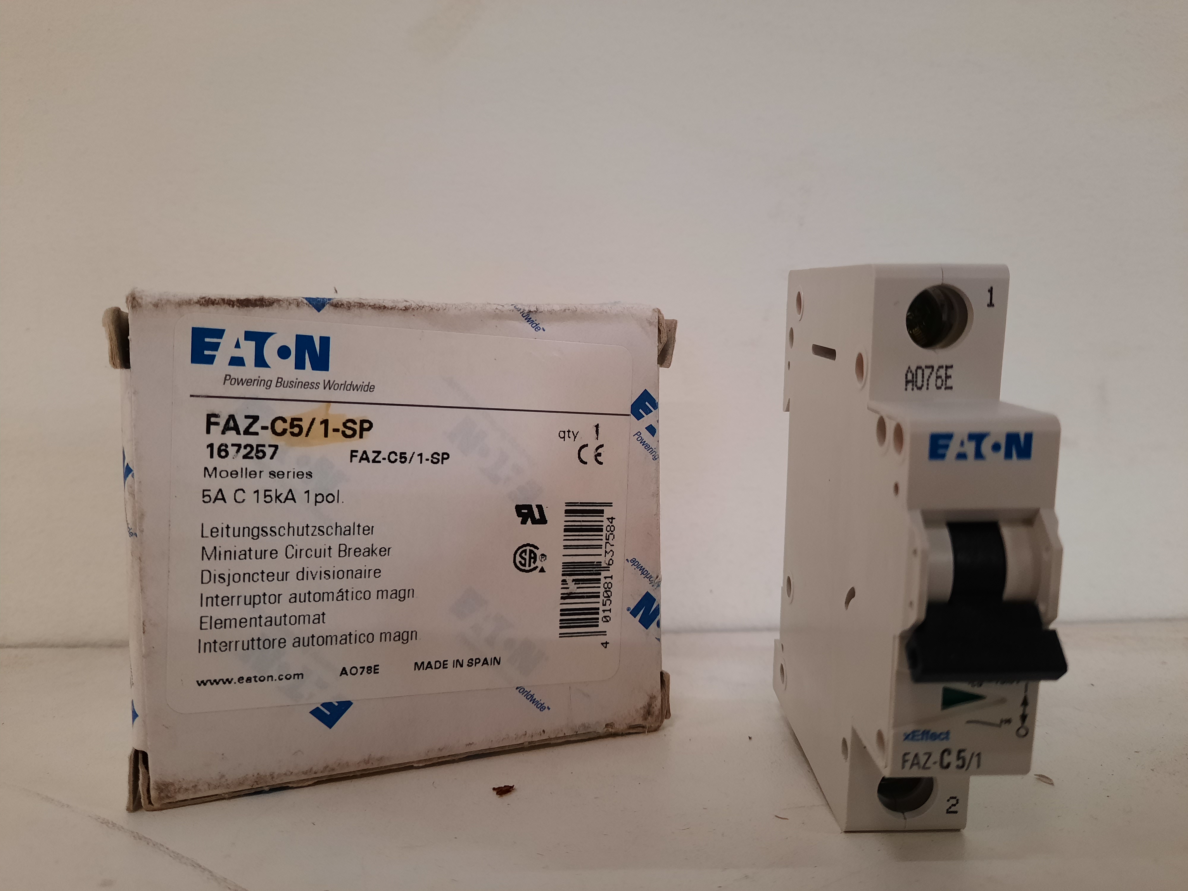 Eaton FAZ-C5/1-SP Supplementary Protector