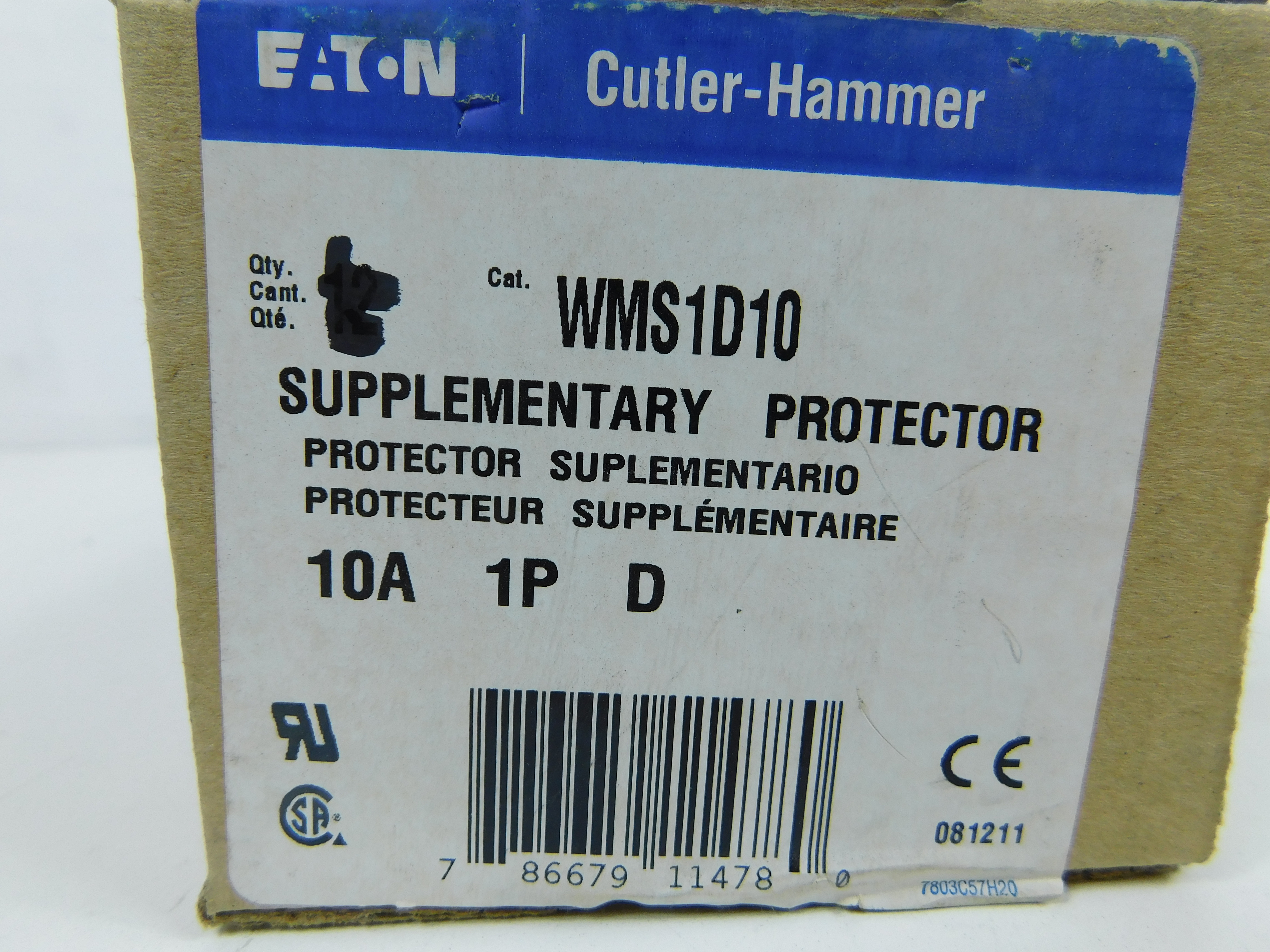 Eaton WMS1D10 Supplementary Protector