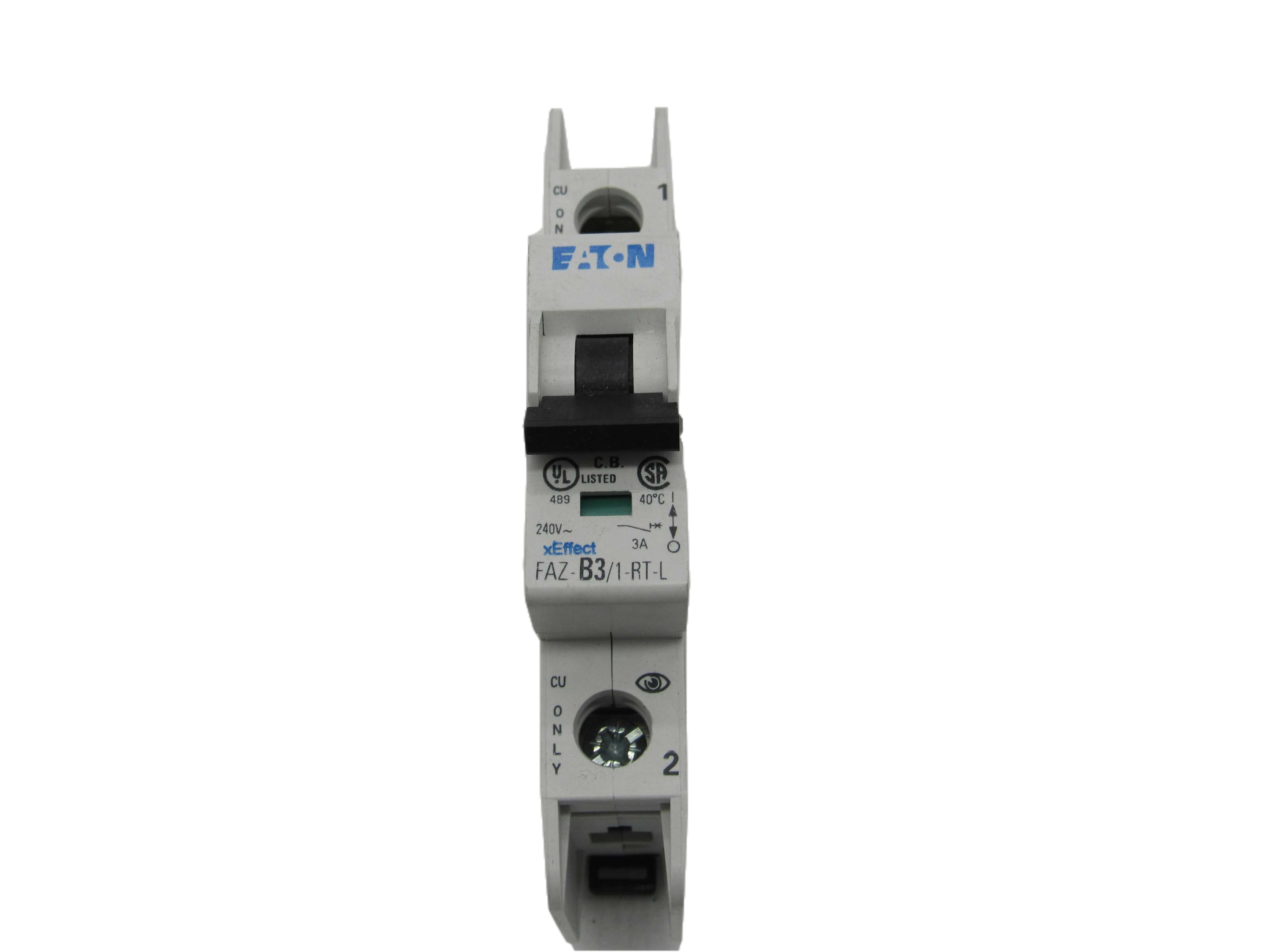 Eaton FAZ-B3/1-RT-L Miniature Circuit Breakers MCBs