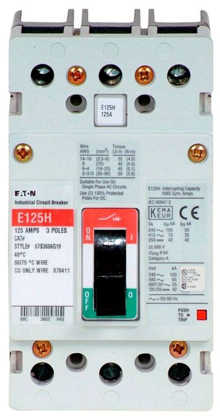 Eaton EGS3030FFB Non-Interchangeable Trip Circuit Breaker (Repackaged)