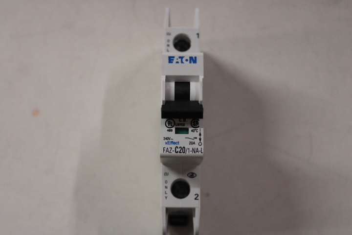 Eaton FAZ-C20/1-NA-L Miniature Circuit Breakers MCBs (Repackaged)