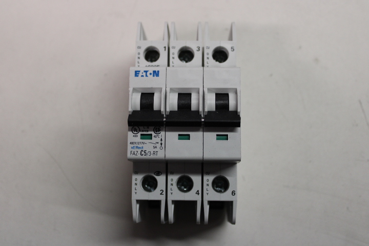Eaton FAZ-C5/3-RT Miniature Circuit Breaker