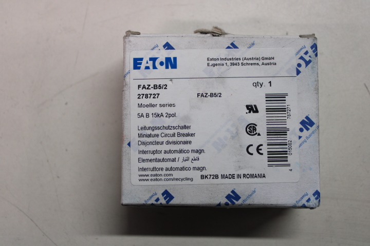 Eaton FAZ-B5/2 Supplementary Protector