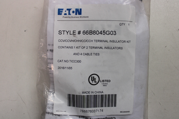 Eaton TICC300 Circuit Breaker Rubber Boot Kit