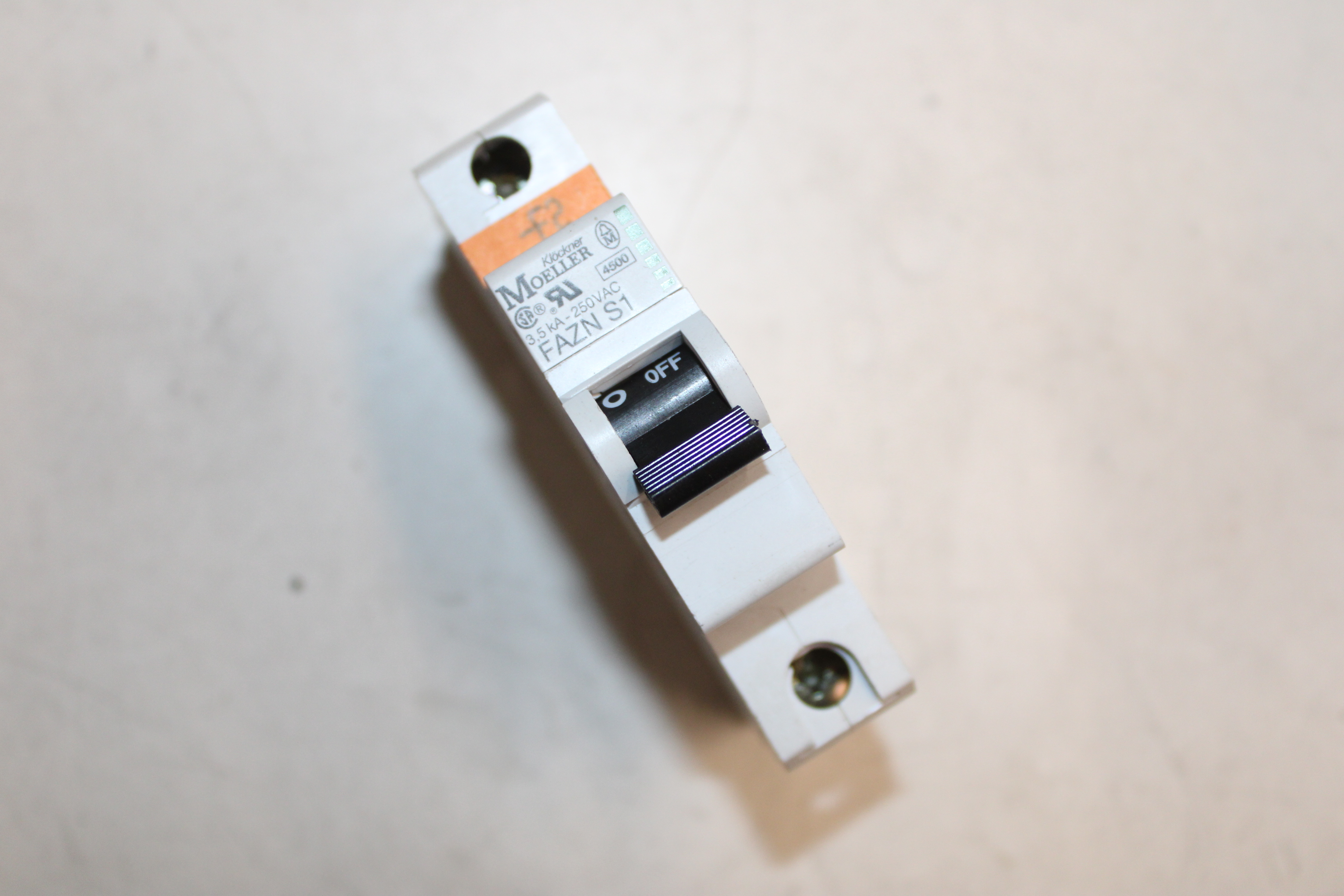 Moeller FAZN-S1 Din Rail Mounted Circuit Breakers (Used) Moeller FAZN-S1 Din Rail Mounted Circuit Breakers (Used)