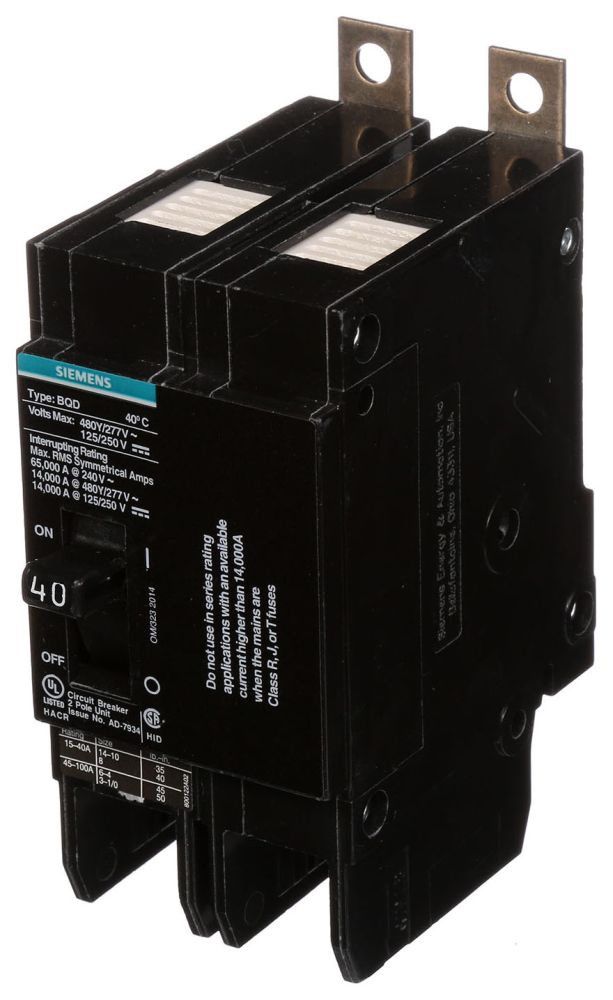 Siemens BQD240 Panelboard Circuit Breaker