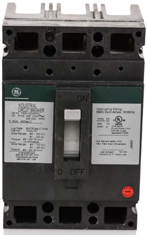 ABB GE Industrial Solutions TEB132060WL Industrial Molded Case Circuit Breaker
