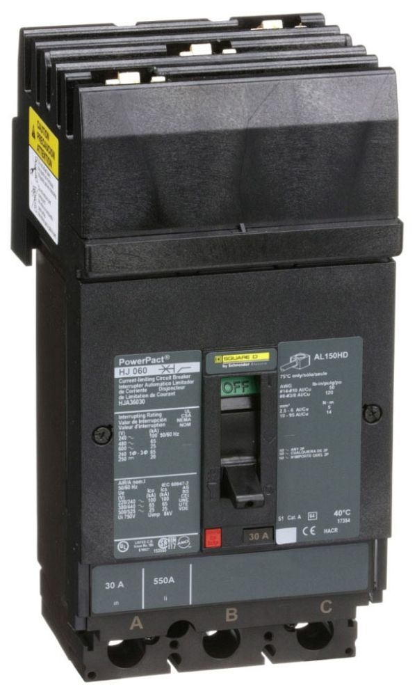 Square D HJA36030 Panelboard Molded Case Circuit Breaker