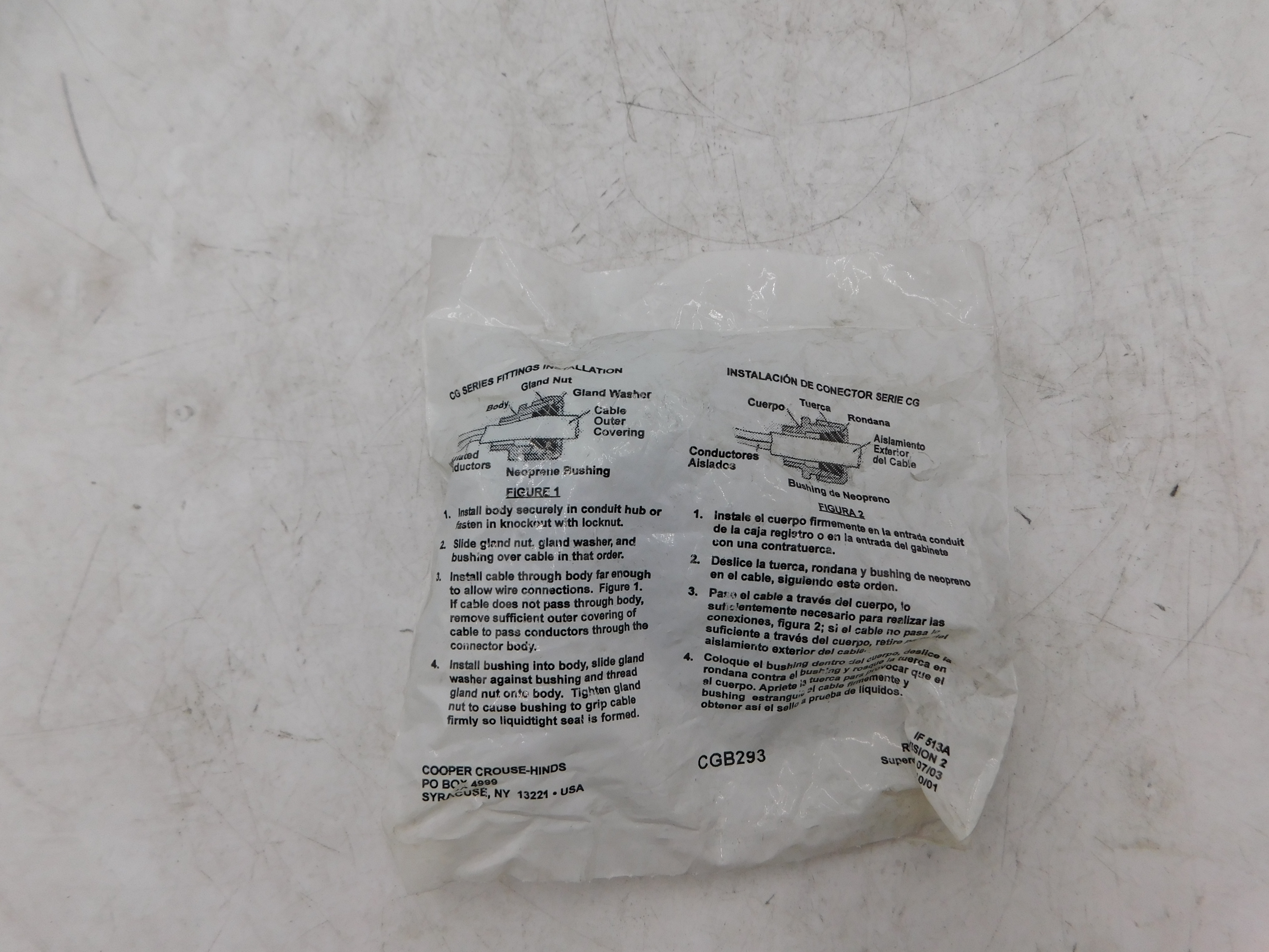 Crouse-Hinds CGB293 Cable Gland