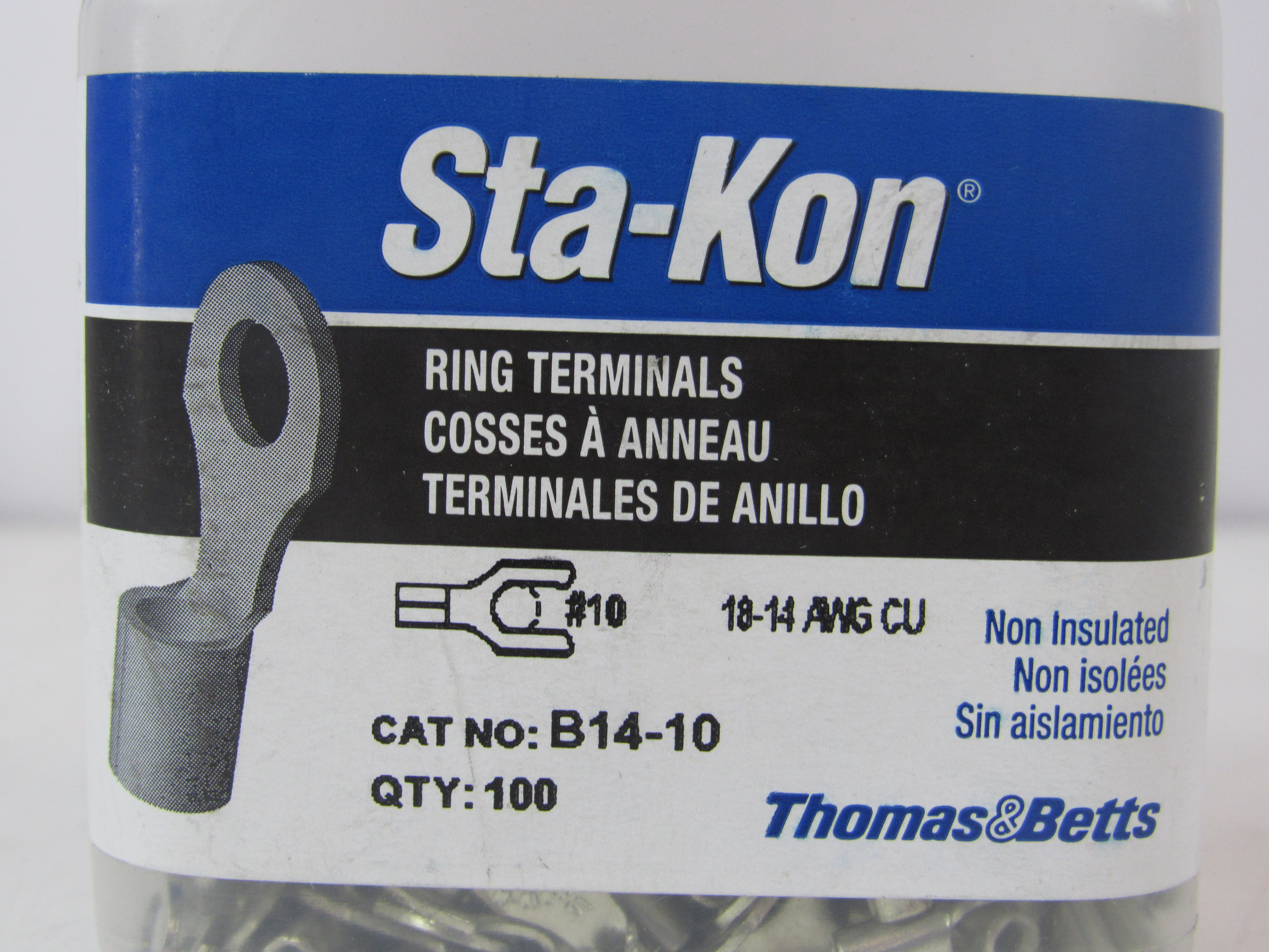 Sta-Kon B14-10 Ring Terminal