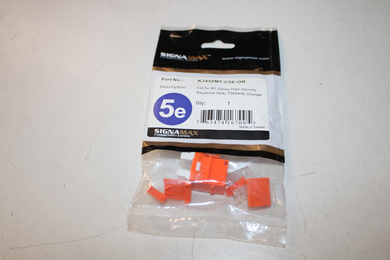 Signamax KJ458MT-C5E-OR Cord/Cable Assembly