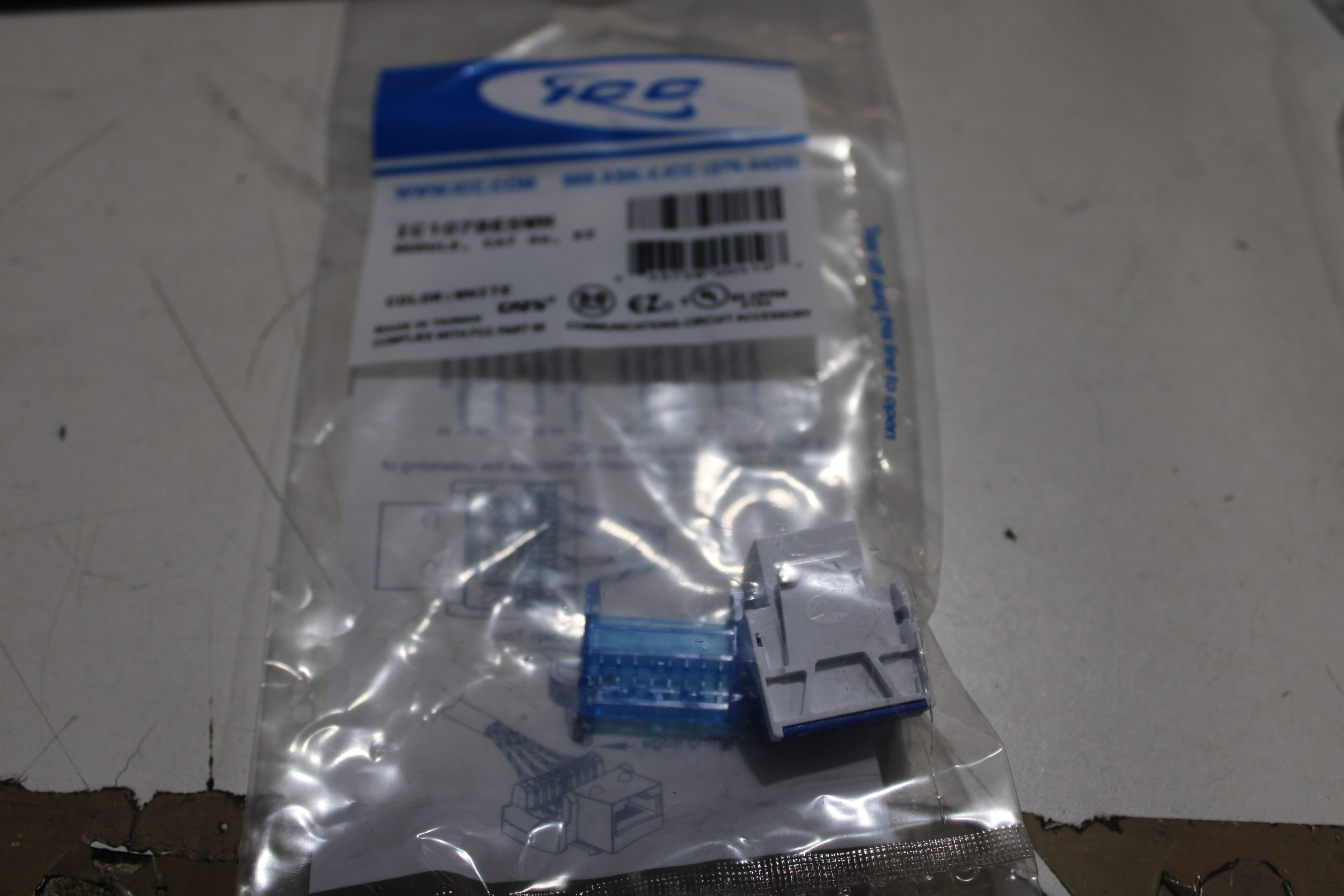 ICC IC1078E5WH Modular Connector