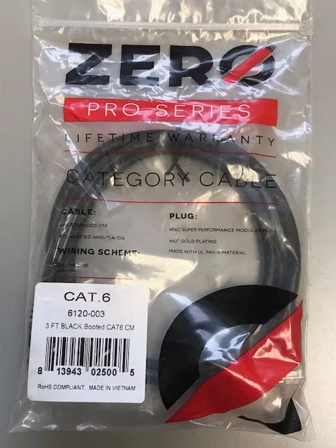 ZERO 6120-003 Wire/Cable/Cord