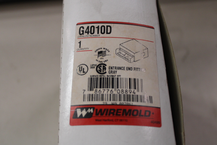 Wiremold G4010D Raceway and Raceway Boxes Wiremold G4010D Raceway and Raceway Boxes