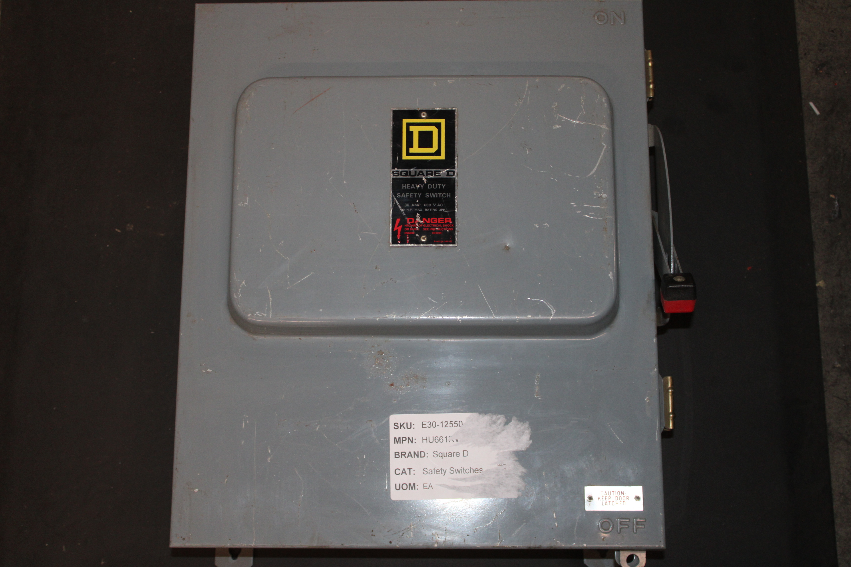 Square D HU661RWK Safety Switches (Aesthetic Defect)