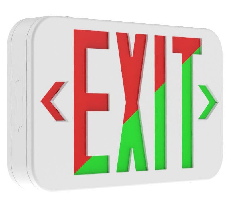 Compass Products CER Emergency Exit Sign