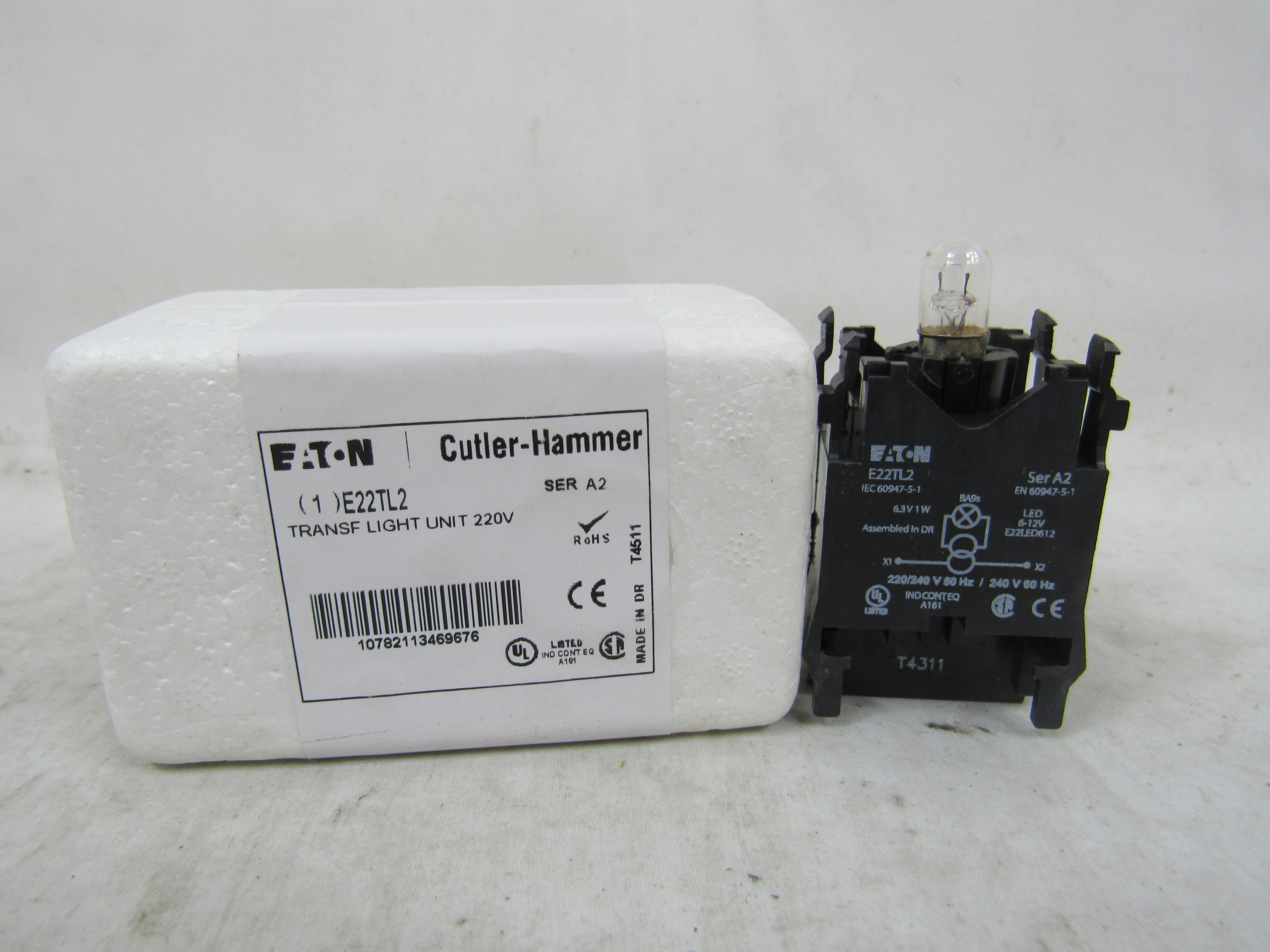 Eaton E22TL2 Pushbutton Light Unit
