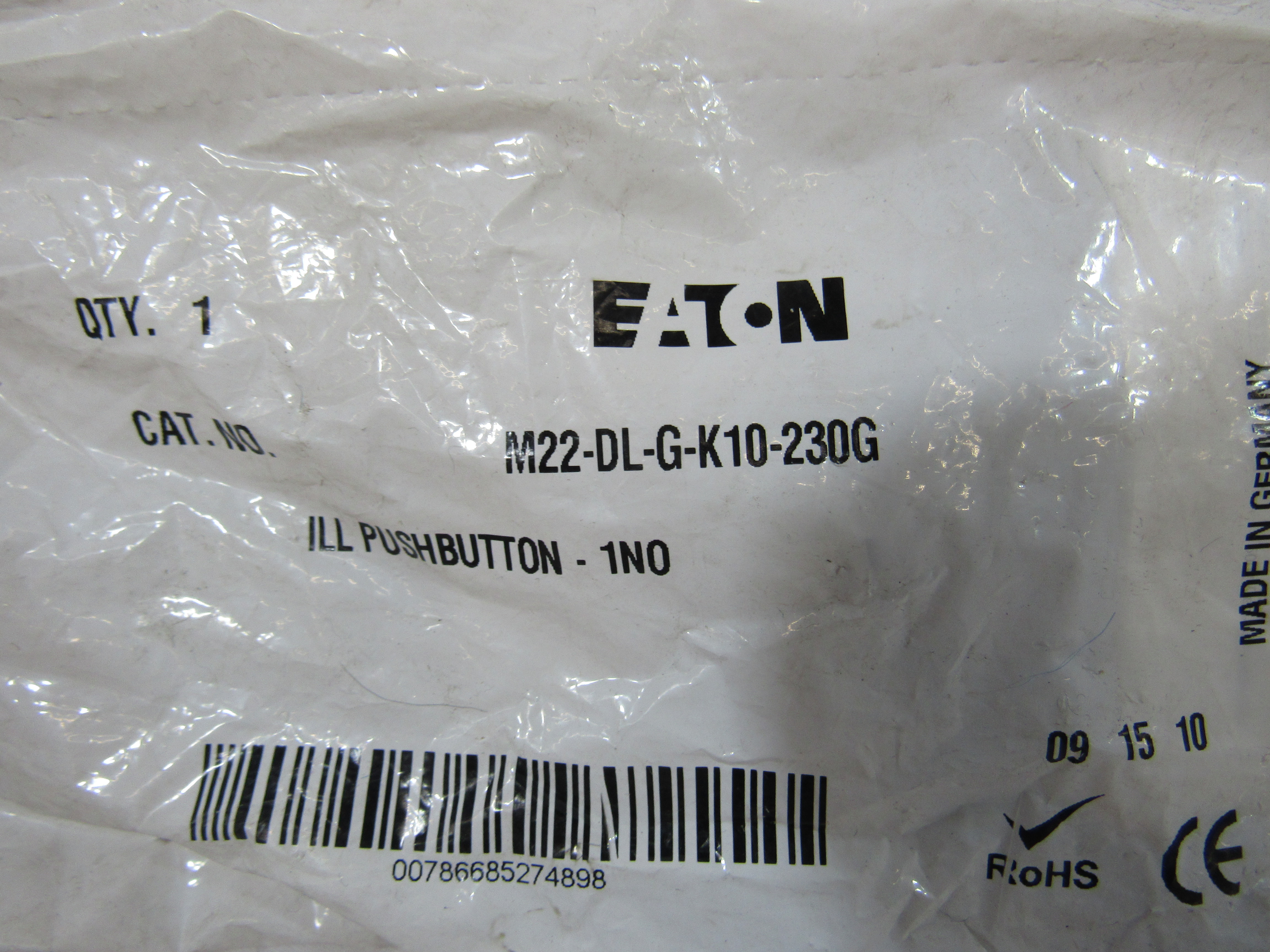 Eaton M22-DL-G-K10-230G Pushbuttons